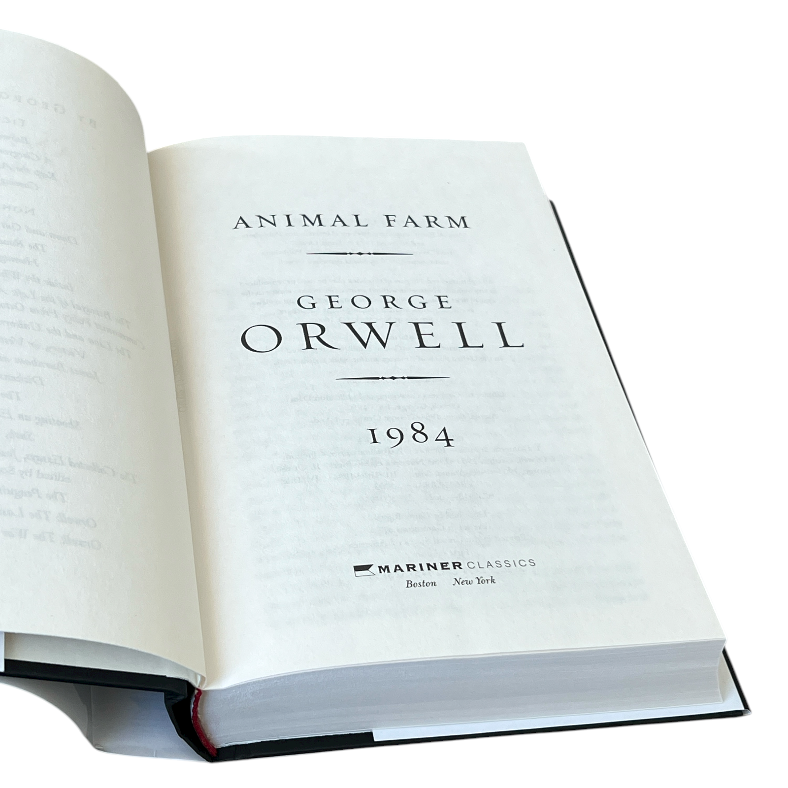 GEORGE ORWELL 1984 Nineteen Eighty-Four & Animal Farm (2 in 1) - Hardcover