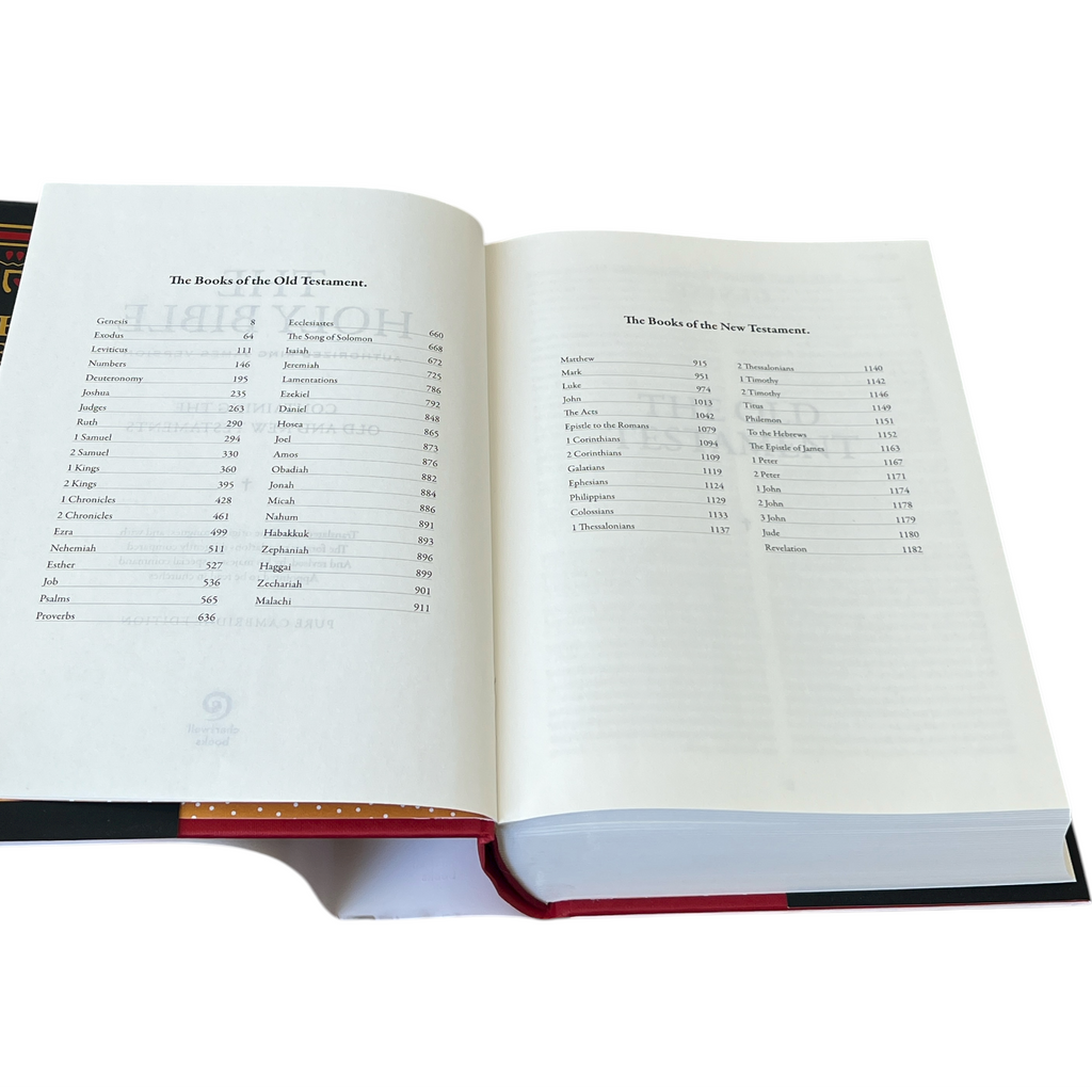 The Holy Bible - King James Version Cambridge Edition - Hardcover