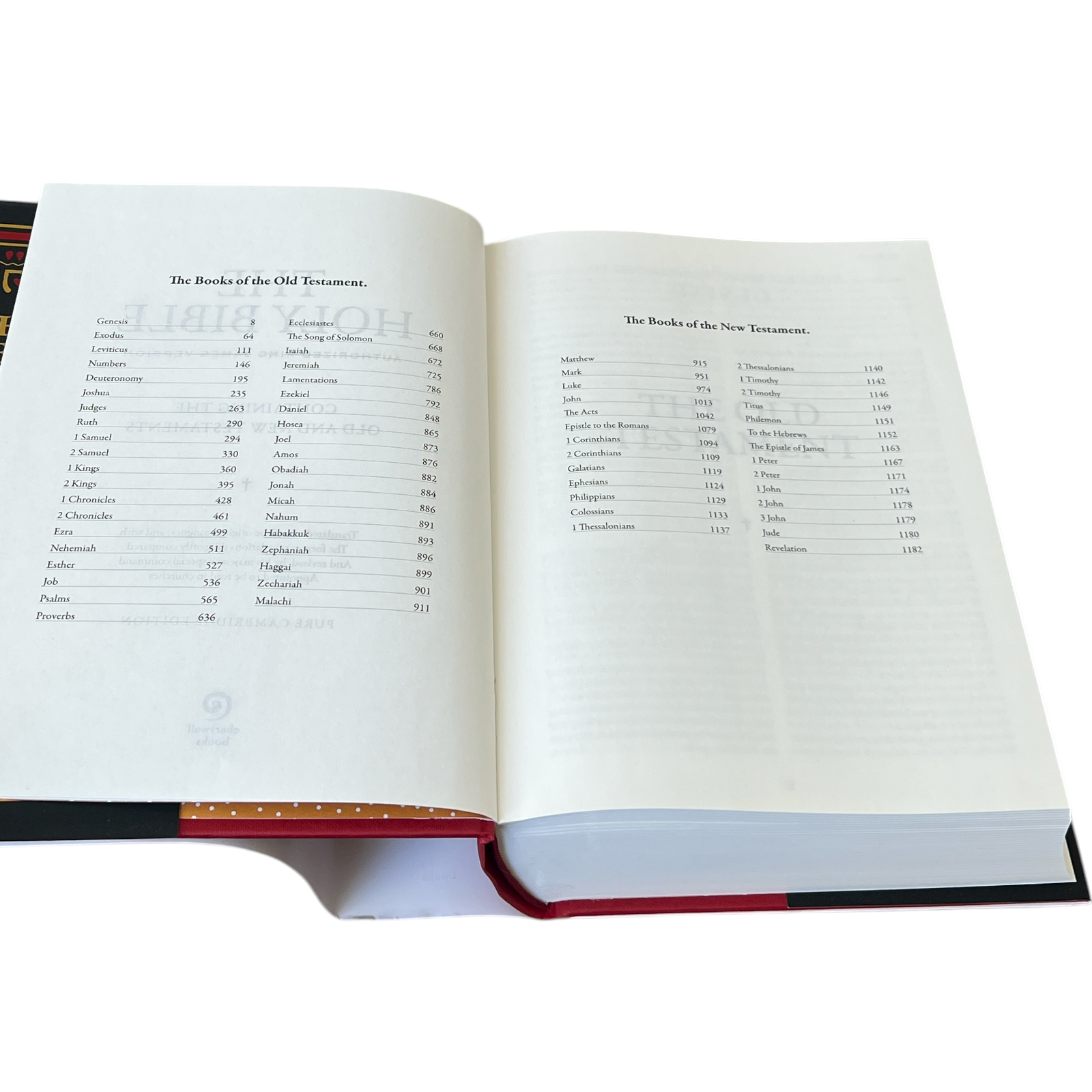 The Holy Bible - King James Version Cambridge Edition - Hardcover