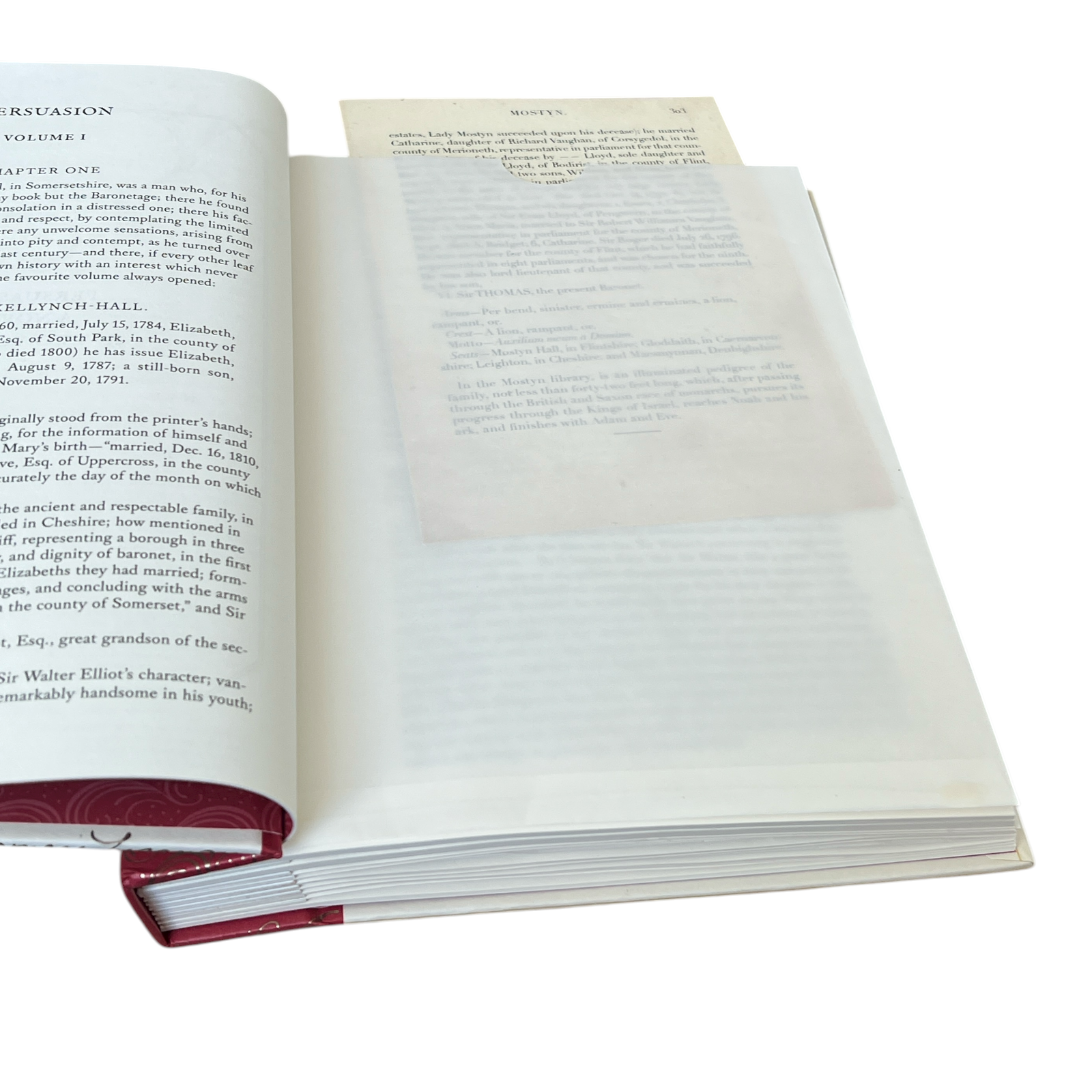 Persuasion by Jane Austen - The Complete Novel, Handwritten Characters Letters & Other Papers