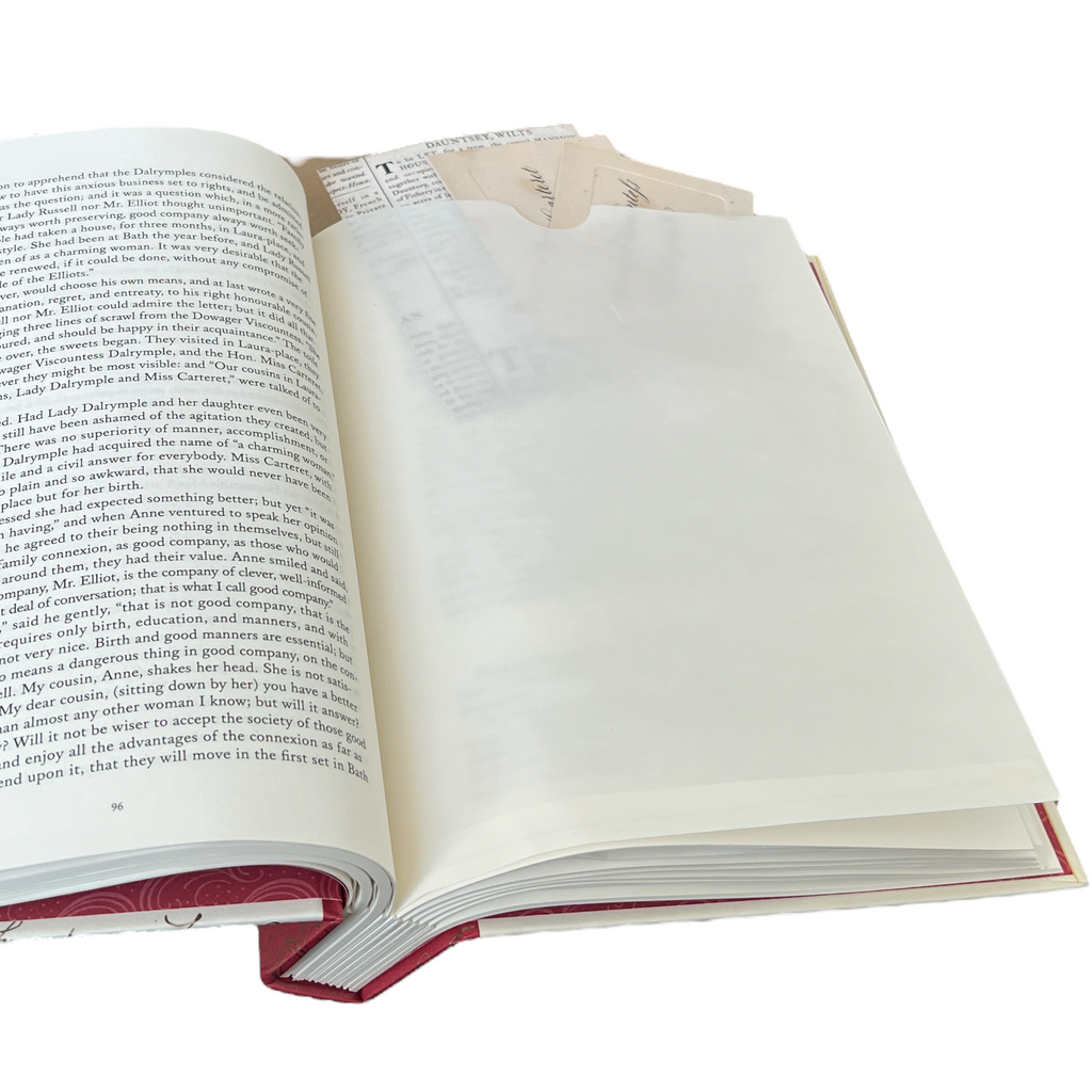 Persuasion by Jane Austen - The Complete Novel, Handwritten Characters Letters & Other Papers