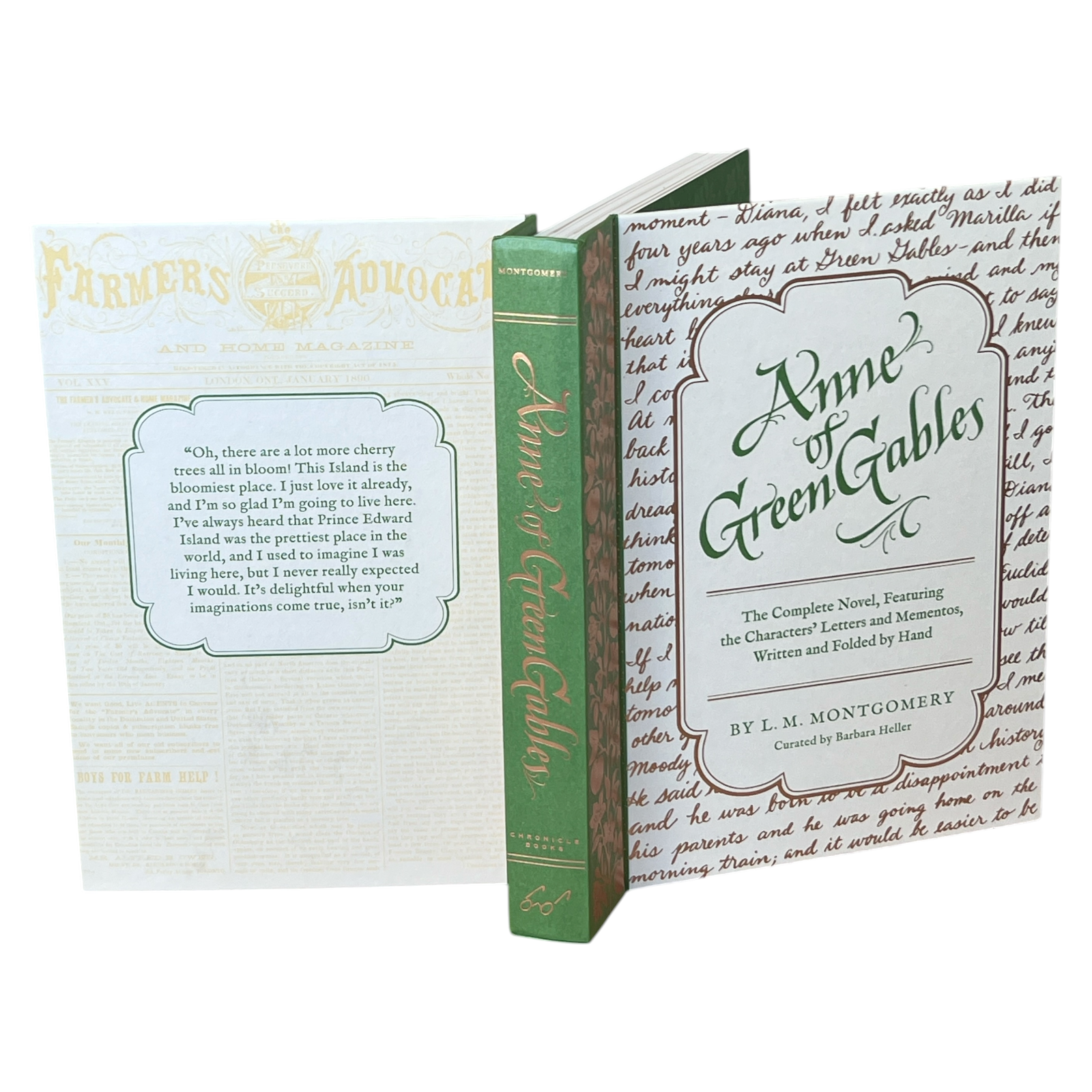 Anne of Green Gables - The Complete Novel, Handwritten Characters Letters & Mementos - Hardcover (Copy)