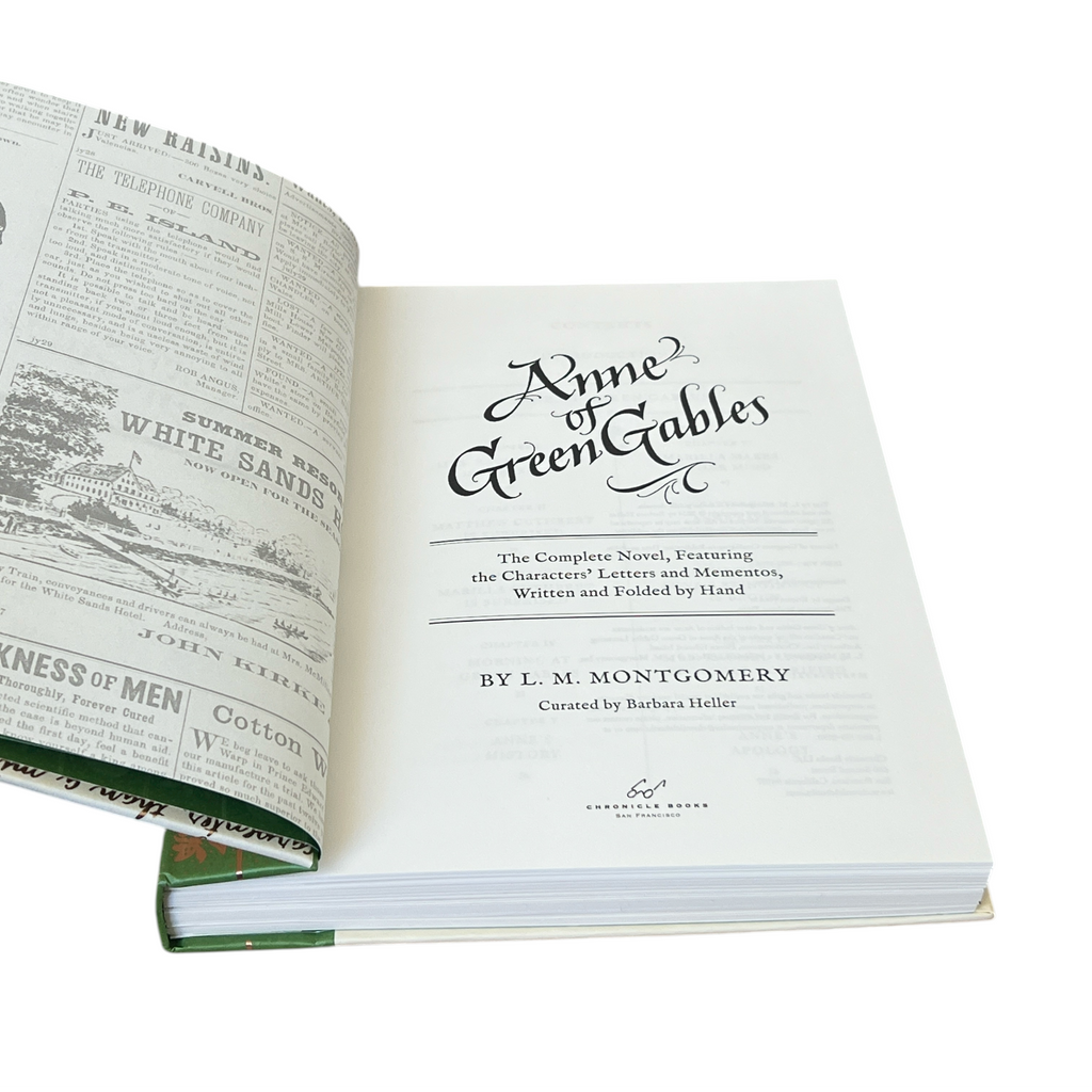 Anne of Green Gables - The Complete Novel, Handwritten Characters Letters & Mementos - Hardcover (Copy)