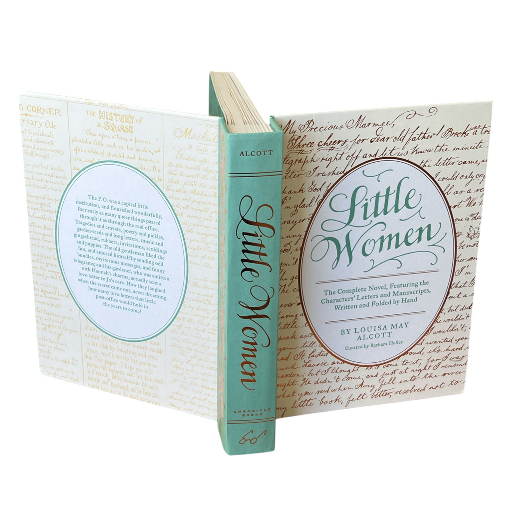 Little Women by Louisa May Alcott - The Complete Novel, Handwritten Characters Letters & Manuscripts - Hardcover