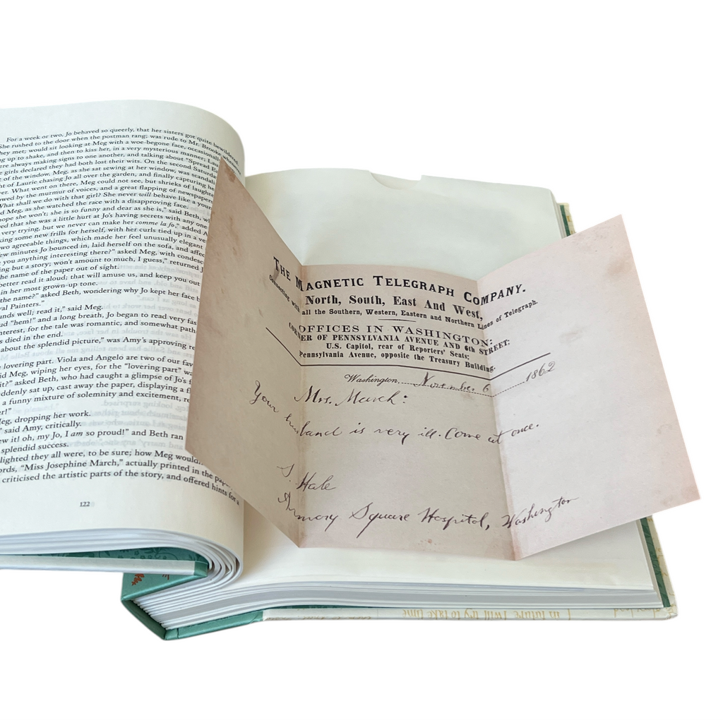 Little Women by Louisa May Alcott - The Complete Novel, Handwritten Characters Letters & Manuscripts - Hardcover