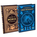 2-Book Set: Greek & Norse Mythology - Collectible Leather Bound Hardcover