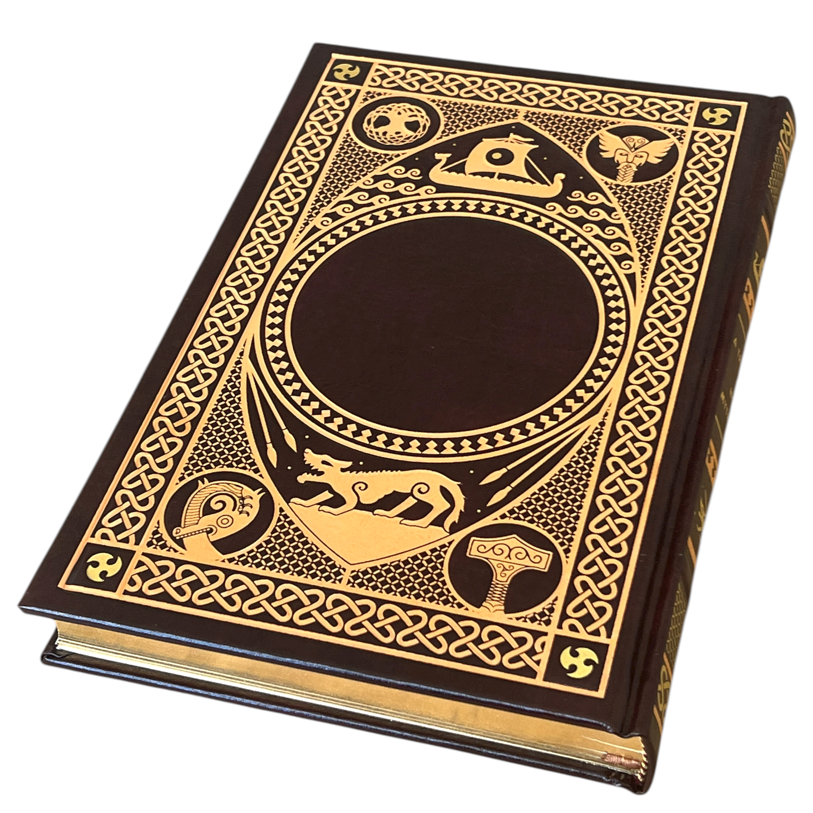 A Treasury of Norse Mythology by Henry Adams, H.A. Guerber - Collectible Leather Bound Hardcover