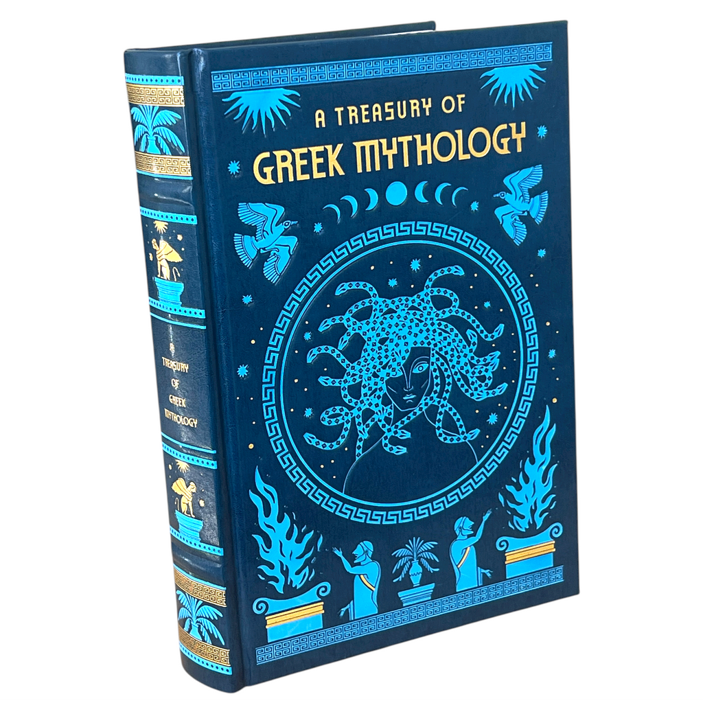 A Treasury of Greek Mythology by H.A. Guerber - Collectible Leather Bound Hardcover