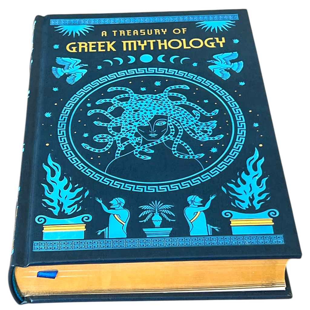A Treasury of Greek Mythology by H.A. Guerber - Collectible Leather Bound Hardcover