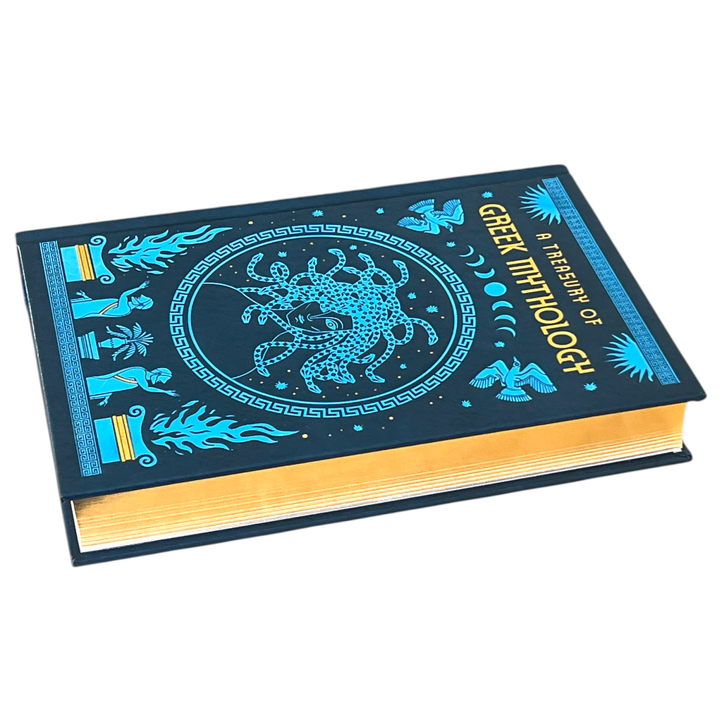 A Treasury of Greek Mythology by H.A. Guerber - Collectible Leather Bound Hardcover