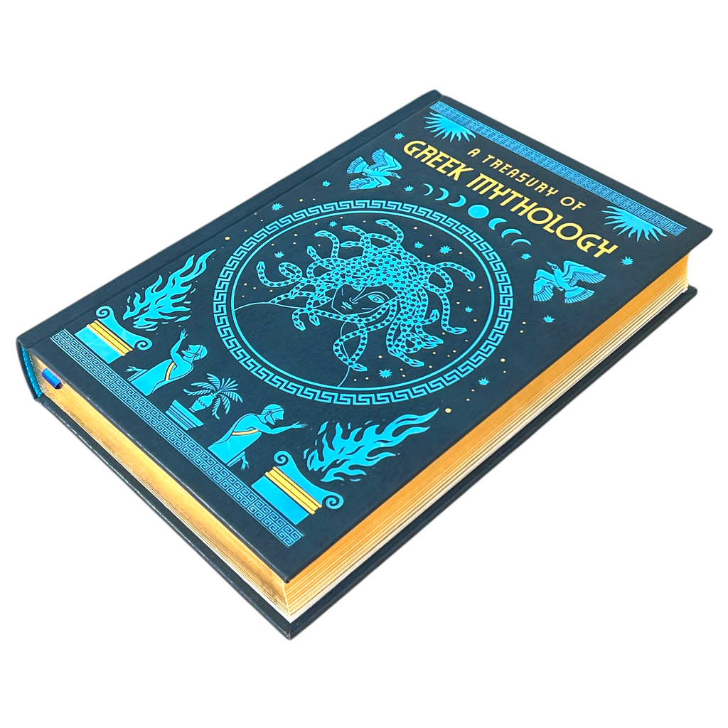 A Treasury of Greek Mythology by H.A. Guerber - Collectible Leather Bound Hardcover