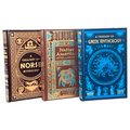 3-Book Set: Greek, Norse, Native American Mythology - Collectible Leather Bound Hardcover