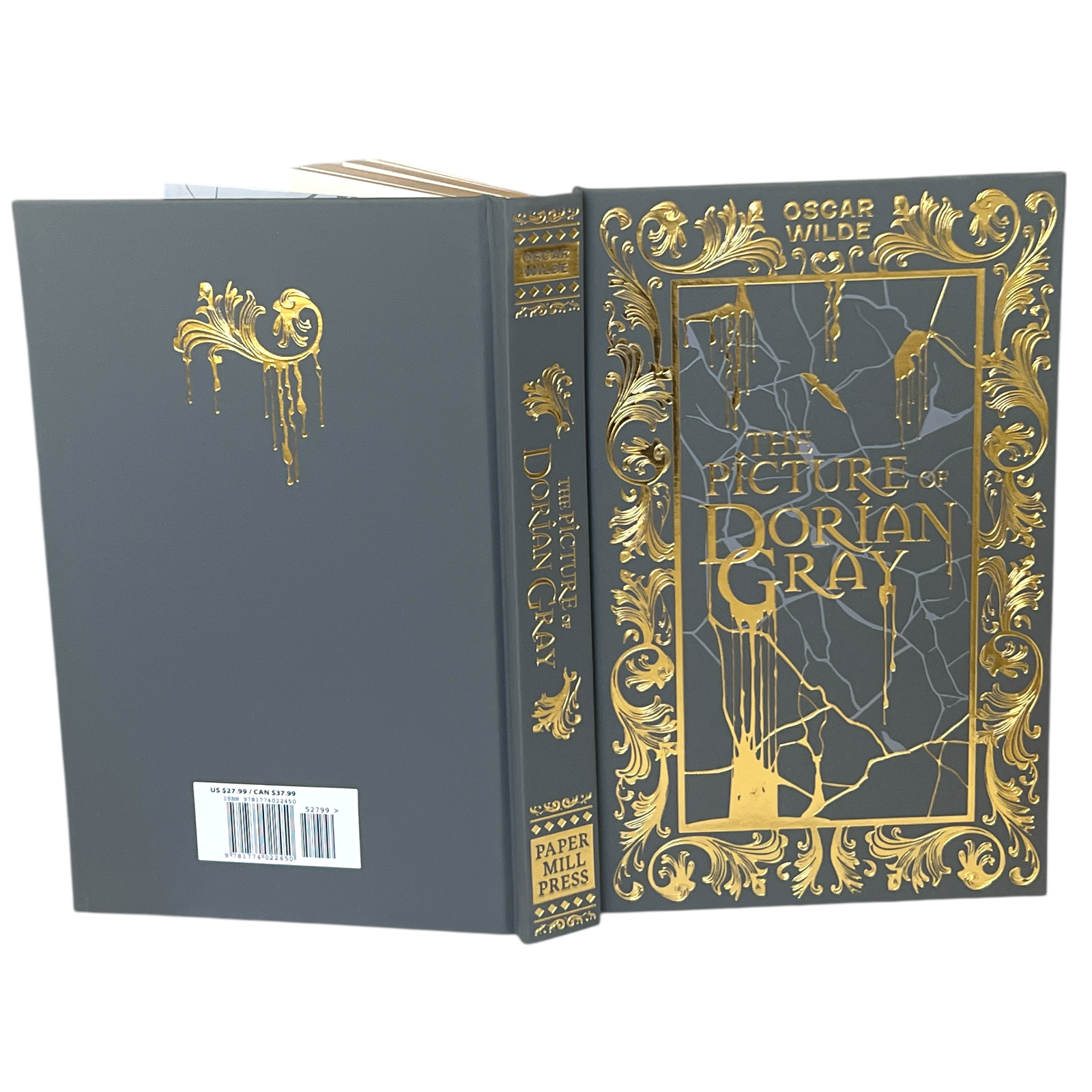 The Picture of Dorian Gray by Oscar Wilde - Metallic-Foiled Hardcover - Gilded Page Edges