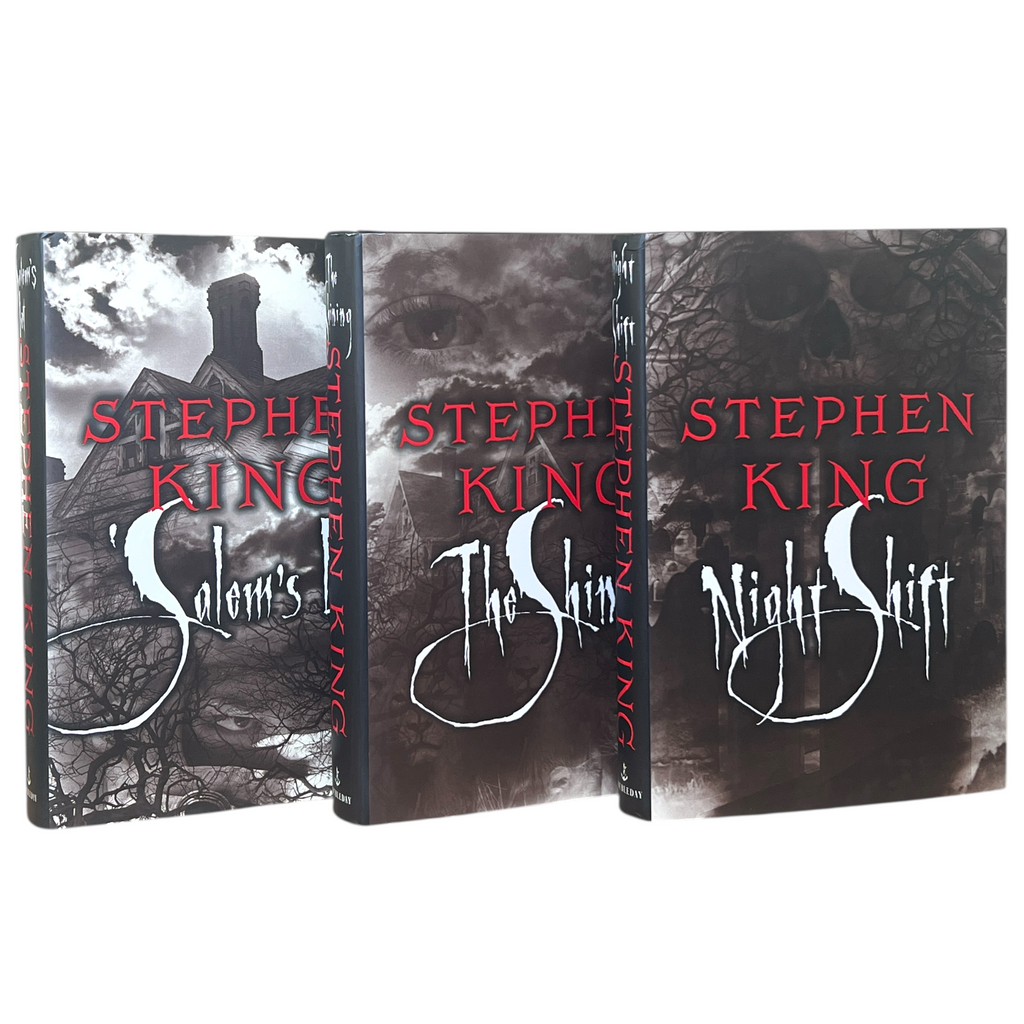 3-Book Set: Salem's Lot, The Shining, Night Shift by Stephen King  - Hardcover