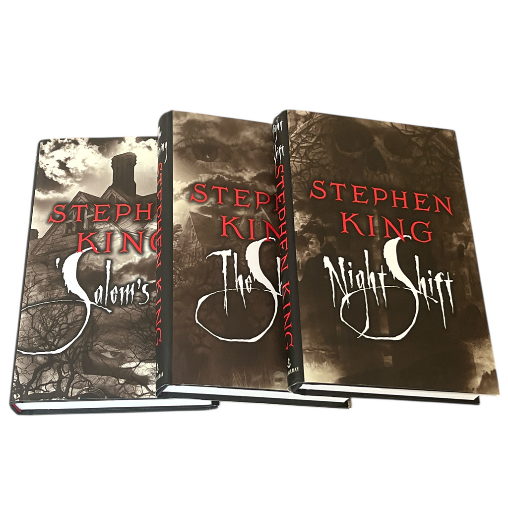 3-Book Set: Salem's Lot, The Shining, Night Shift by Stephen King  - Hardcover