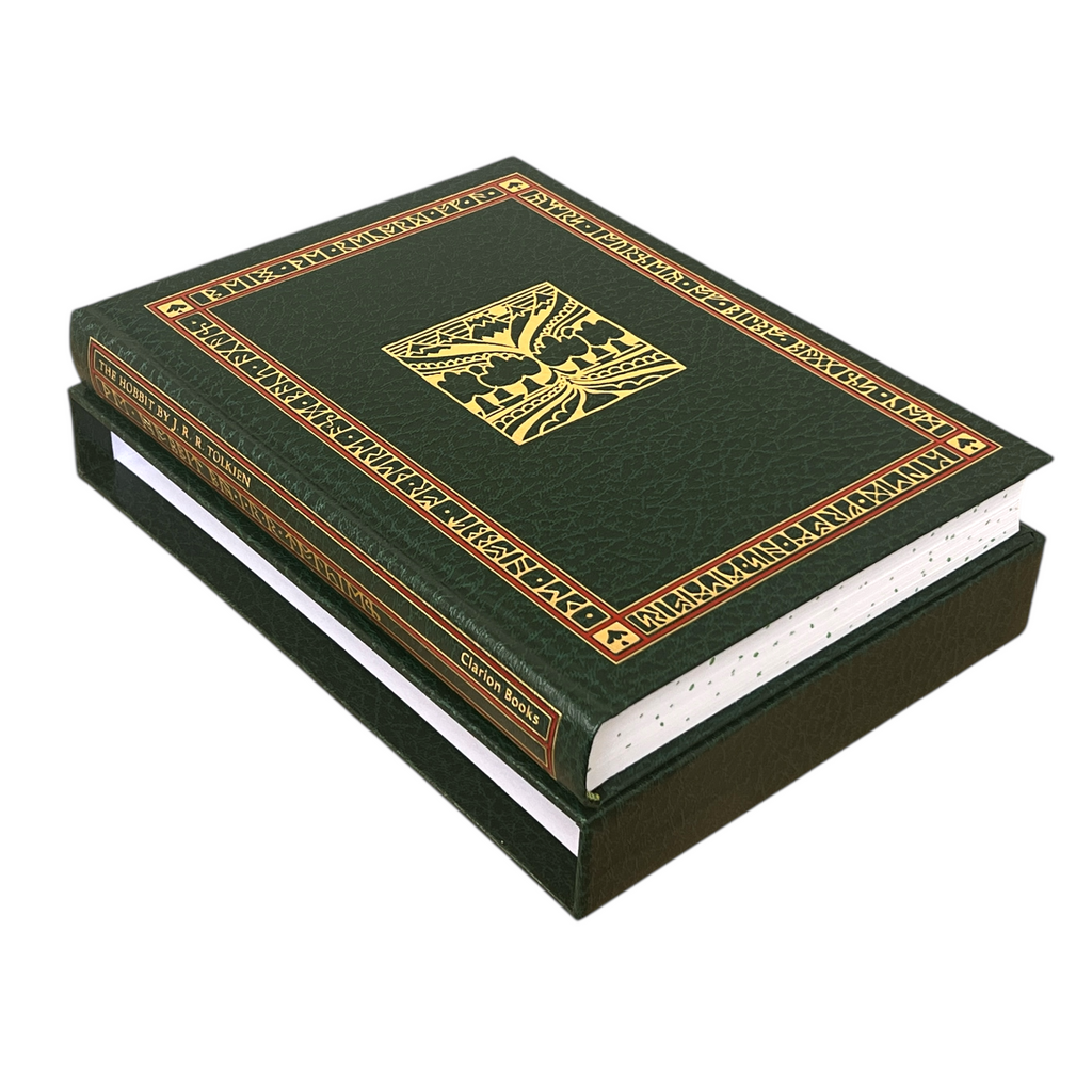 The Hobbit - (Lord of the Rings) by J R R Tolkien - Collector's Illustrated Hardcover Leatherette Slipcase Box