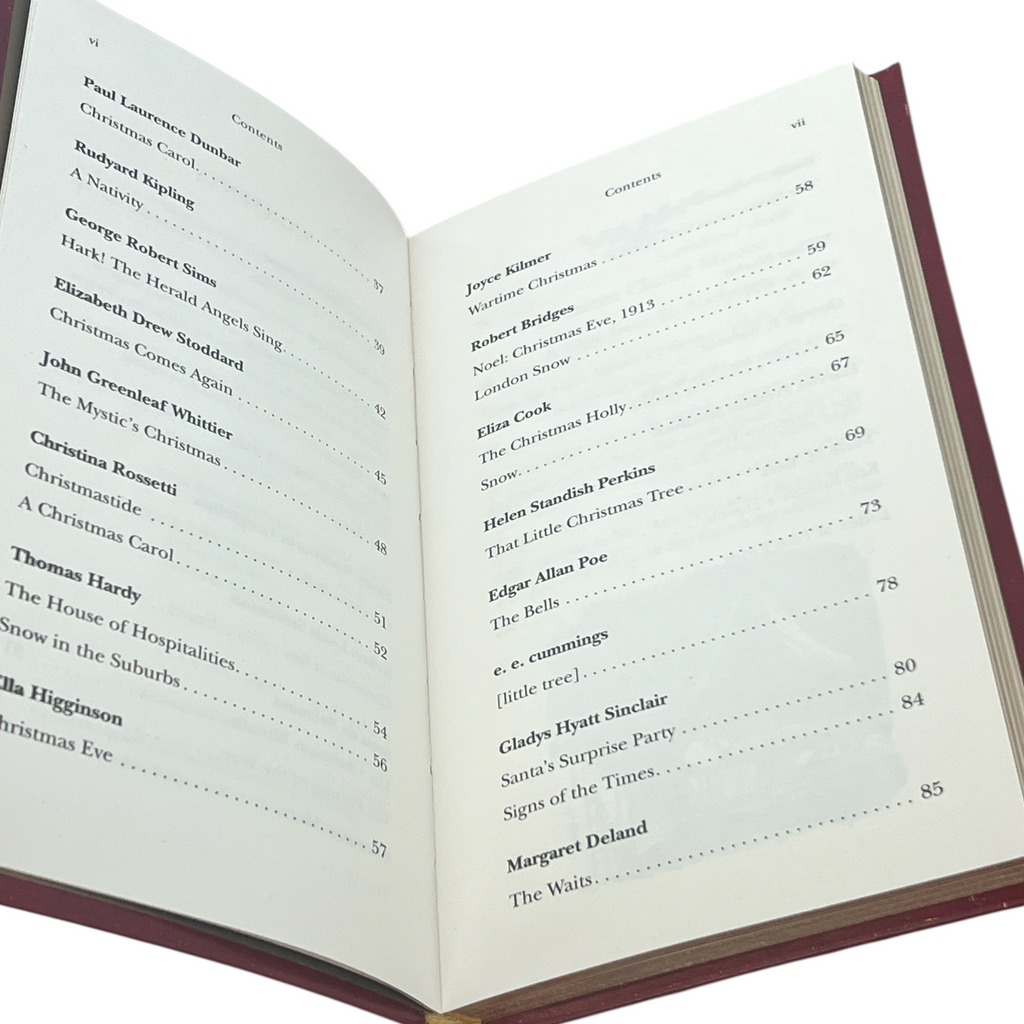 2-Book Set: Classic Christmas Poems & Nutcracker by Alexandre Dumas - Collectible Flexi Bound Faux Leather Cover - Pocket Size 7"X4"