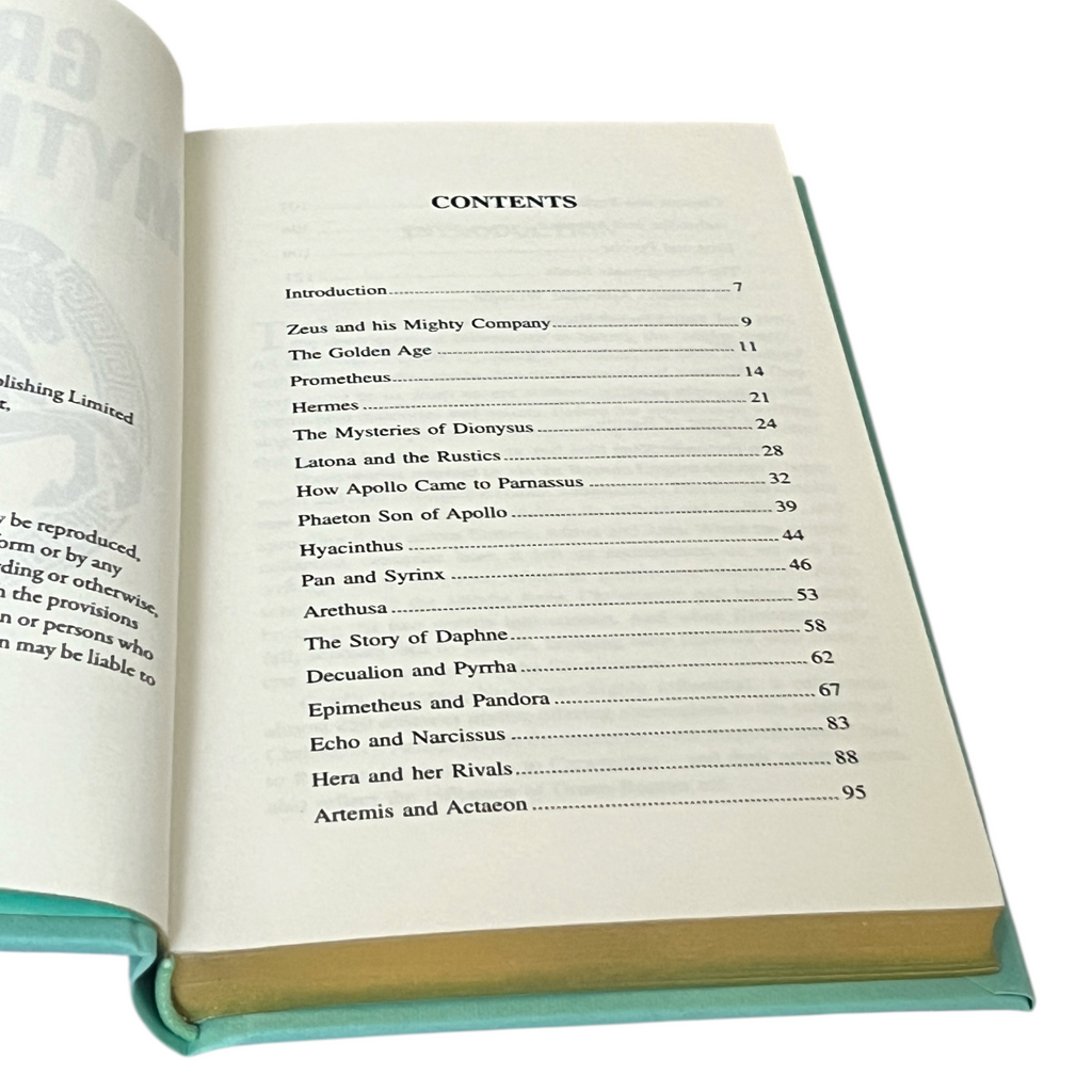 Greek Mythology - Deluxe Gilded Hardcover - Pocket Size (6.5x4)