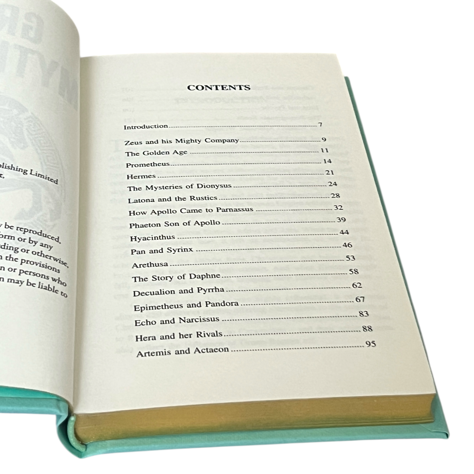 Greek Mythology - Deluxe Gilded Hardcover - Pocket Size (6.5x4)
