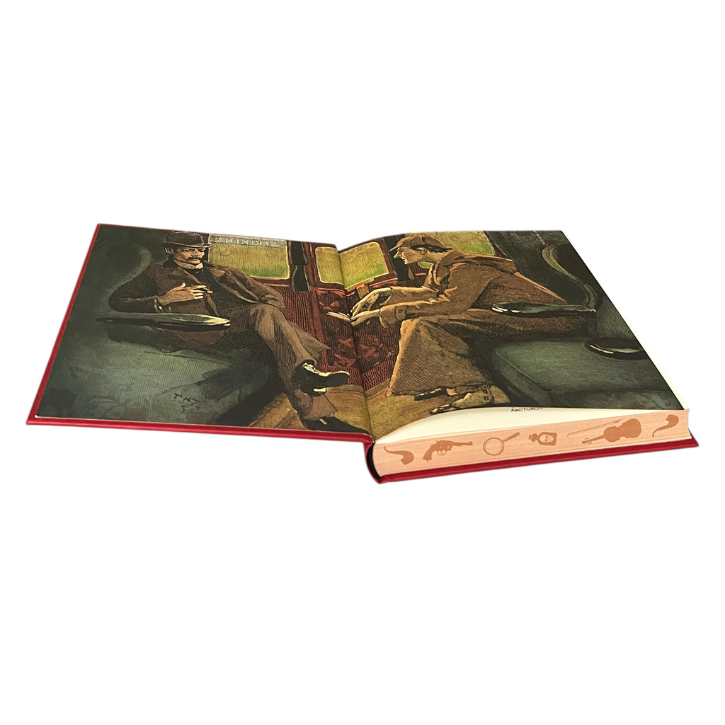 Sherlock Holmes: A Thrilling Casebook of Crimes by Arthur Conan Doyle - Deluxe Hardcover Classics with Painted Edges