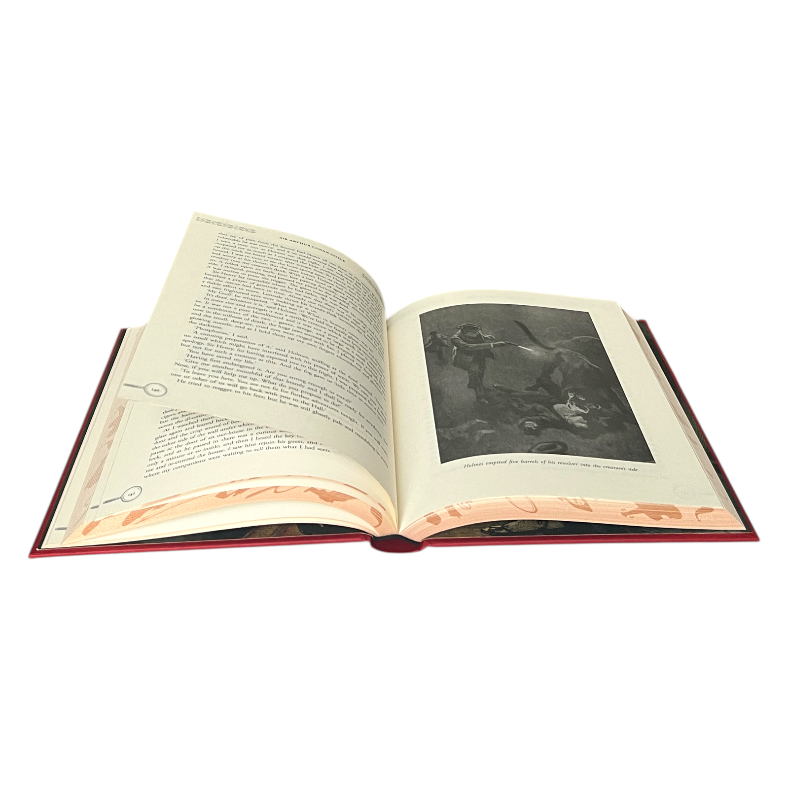 Sherlock Holmes: A Thrilling Casebook of Crimes by Arthur Conan Doyle - Deluxe Hardcover Classics with Painted Edges