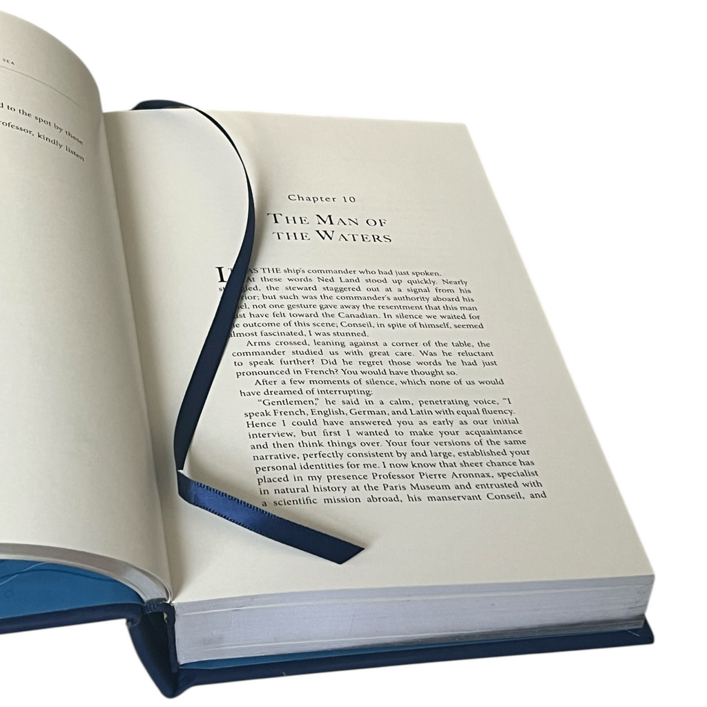 Twenty Thousand Leagues Under the Sea by Jules Verne - Hardcover Metallic-Foiled Gilded