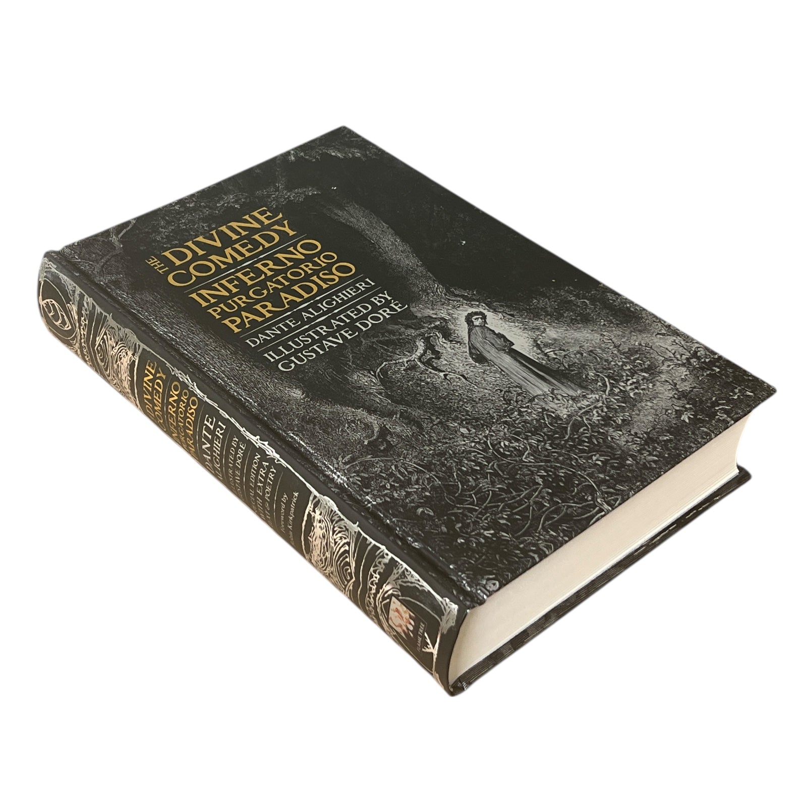 Divine Comedy: Inferno, Purgatorio, Paradiso by Dante Alighieri - Gothic Fantasy - Illustrated Collectible Deluxe Hardcover