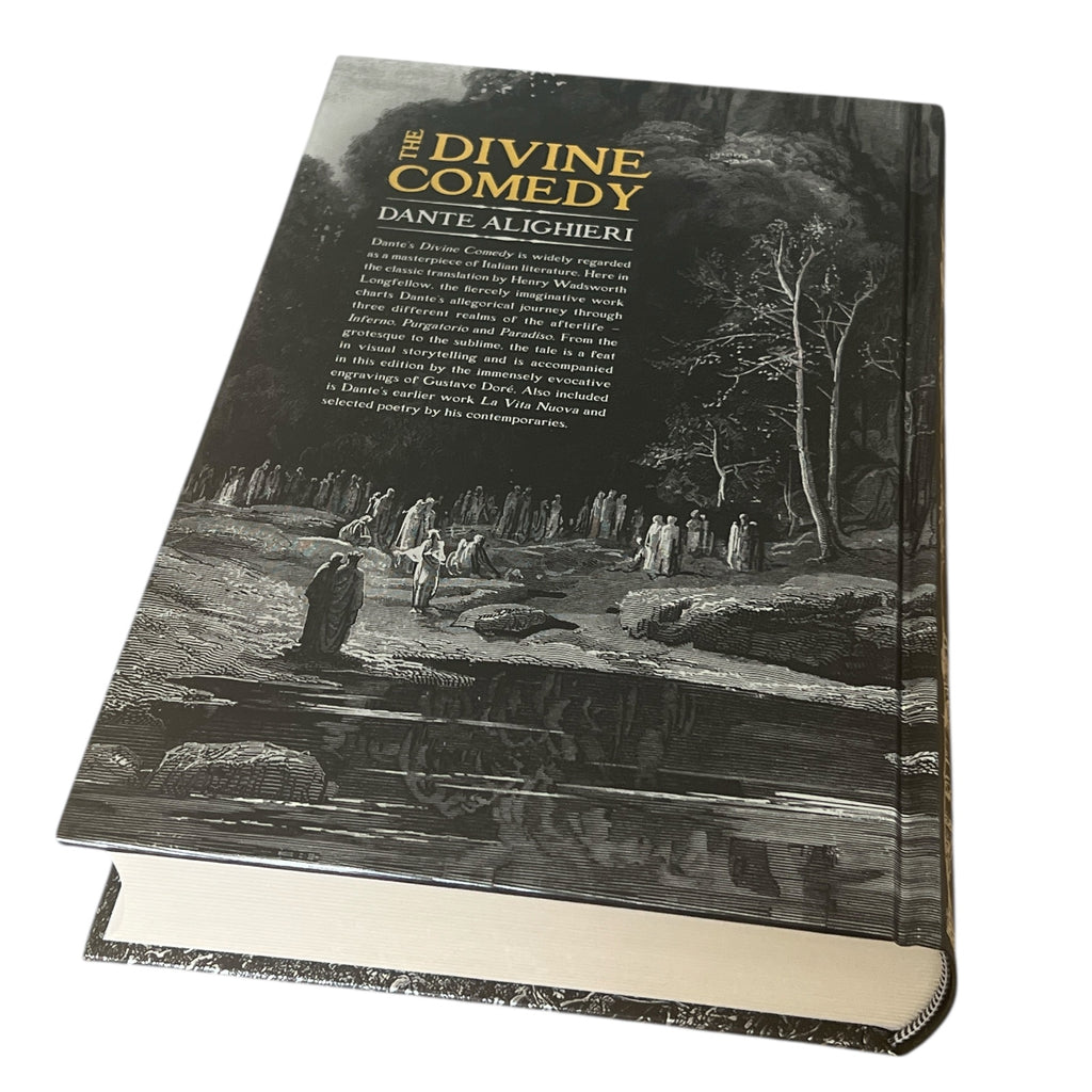 Divine Comedy: Inferno, Purgatorio, Paradiso by Dante Alighieri - Gothic Fantasy - Illustrated Collectible Deluxe Hardcover