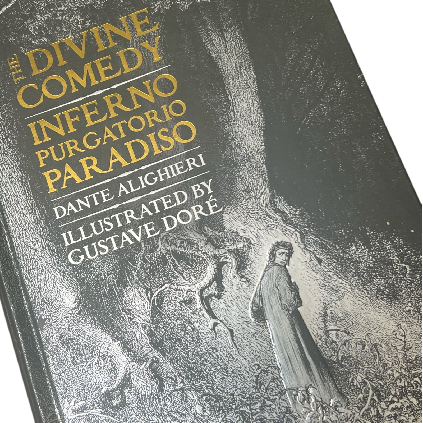 Divine Comedy: Inferno, Purgatorio, Paradiso by Dante Alighieri - Gothic Fantasy - Illustrated Collectible Deluxe Hardcover