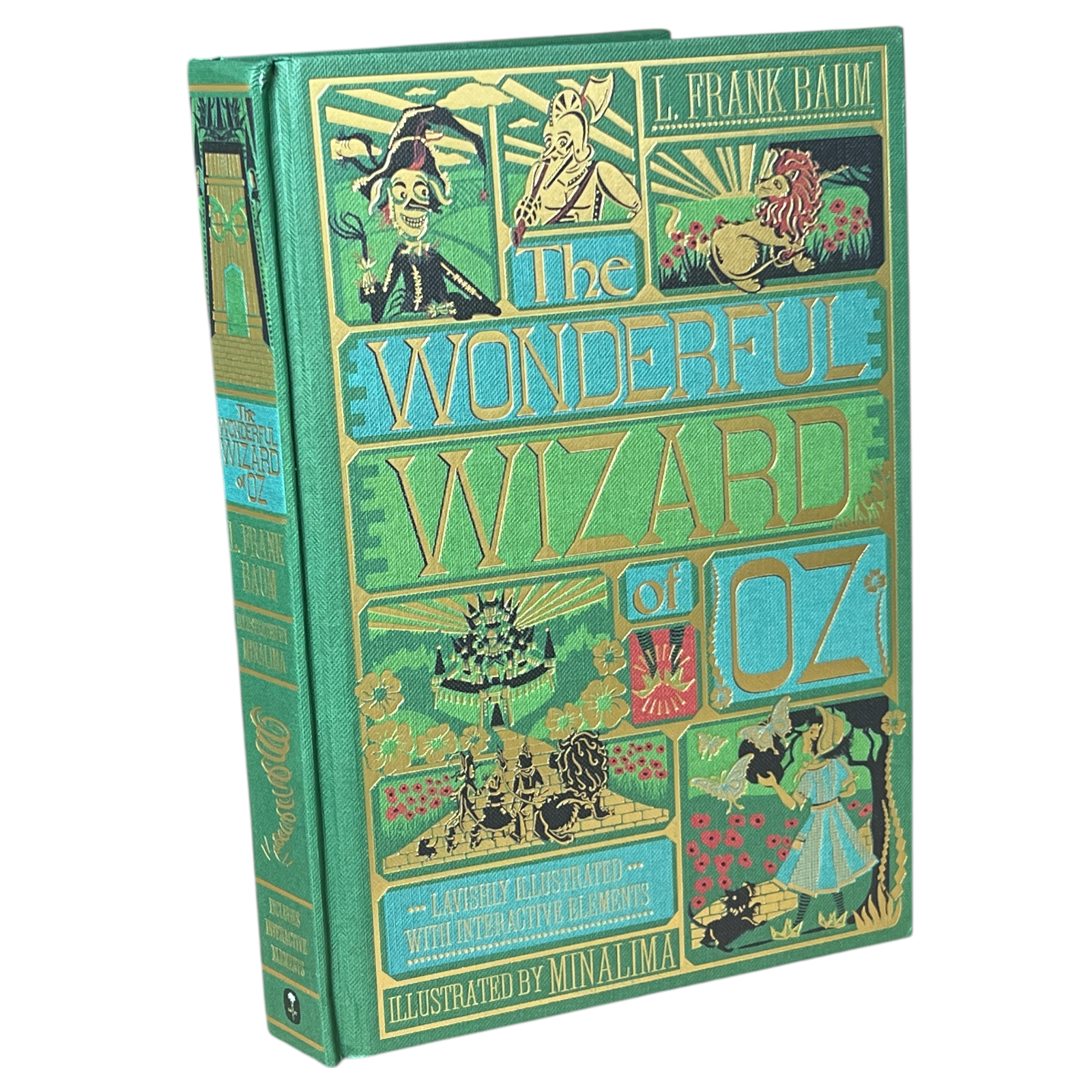 The Wonderful Wizard of Oz - Ilustrated with Interactive Elements - Hardcover