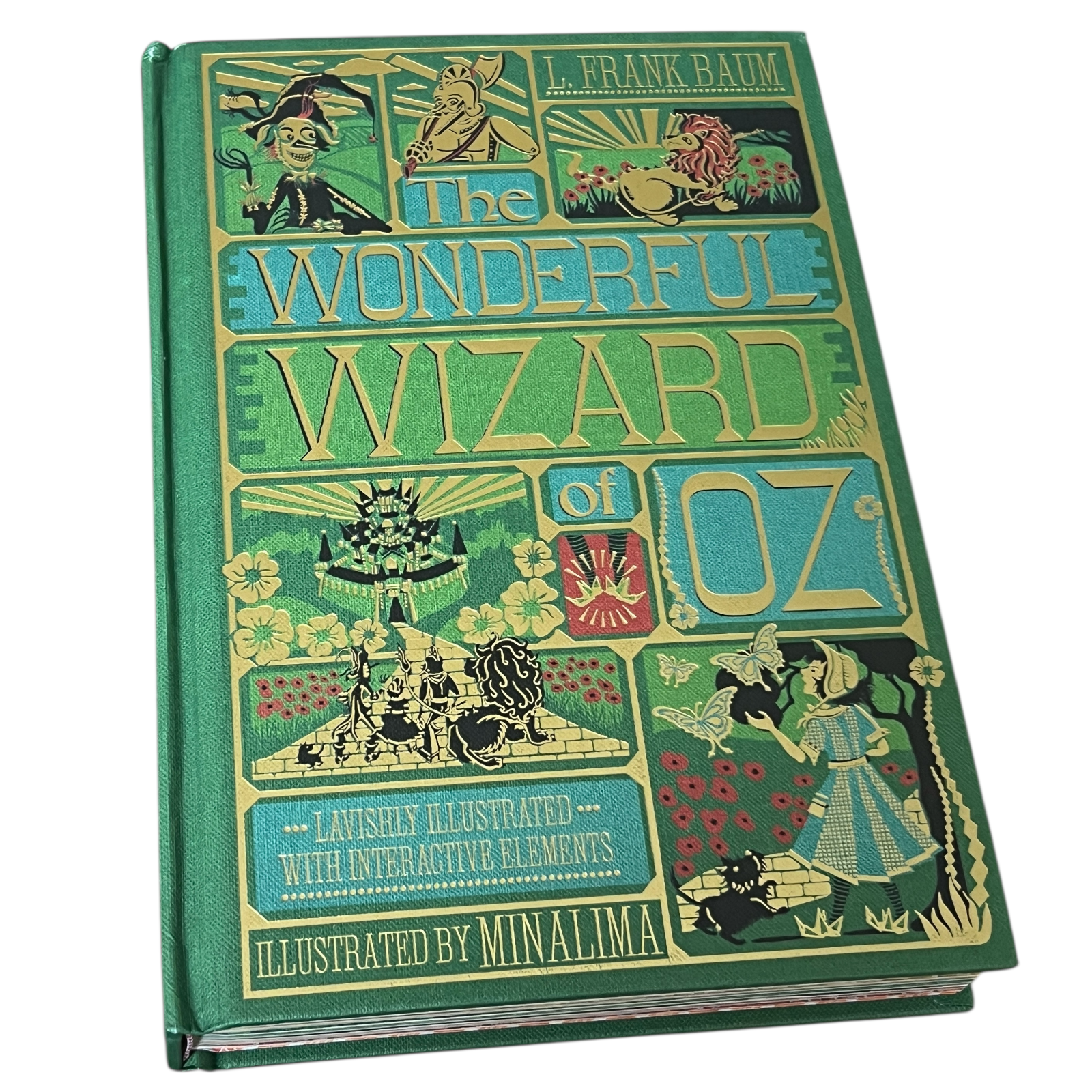 The Wonderful Wizard of Oz - Ilustrated with Interactive Elements - Hardcover
