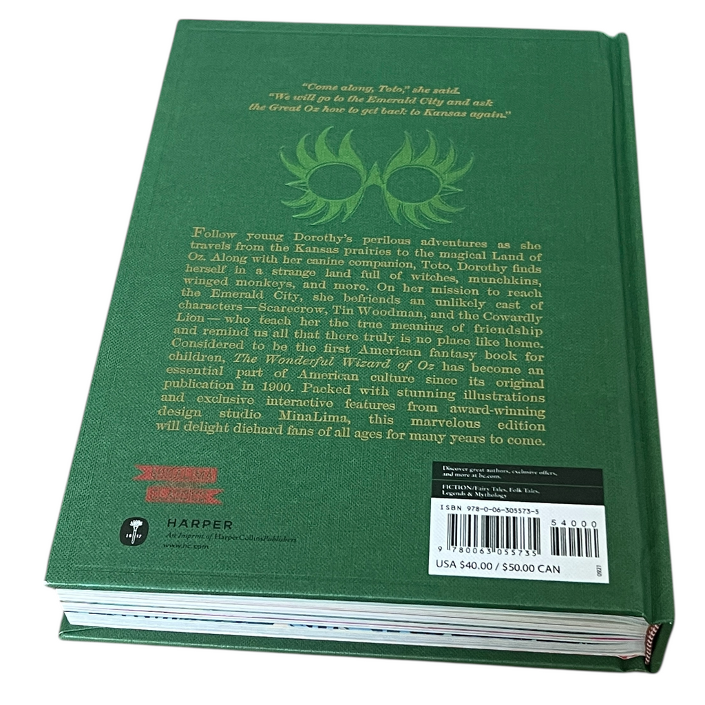 The Wonderful Wizard of Oz - Ilustrated with Interactive Elements - Hardcover