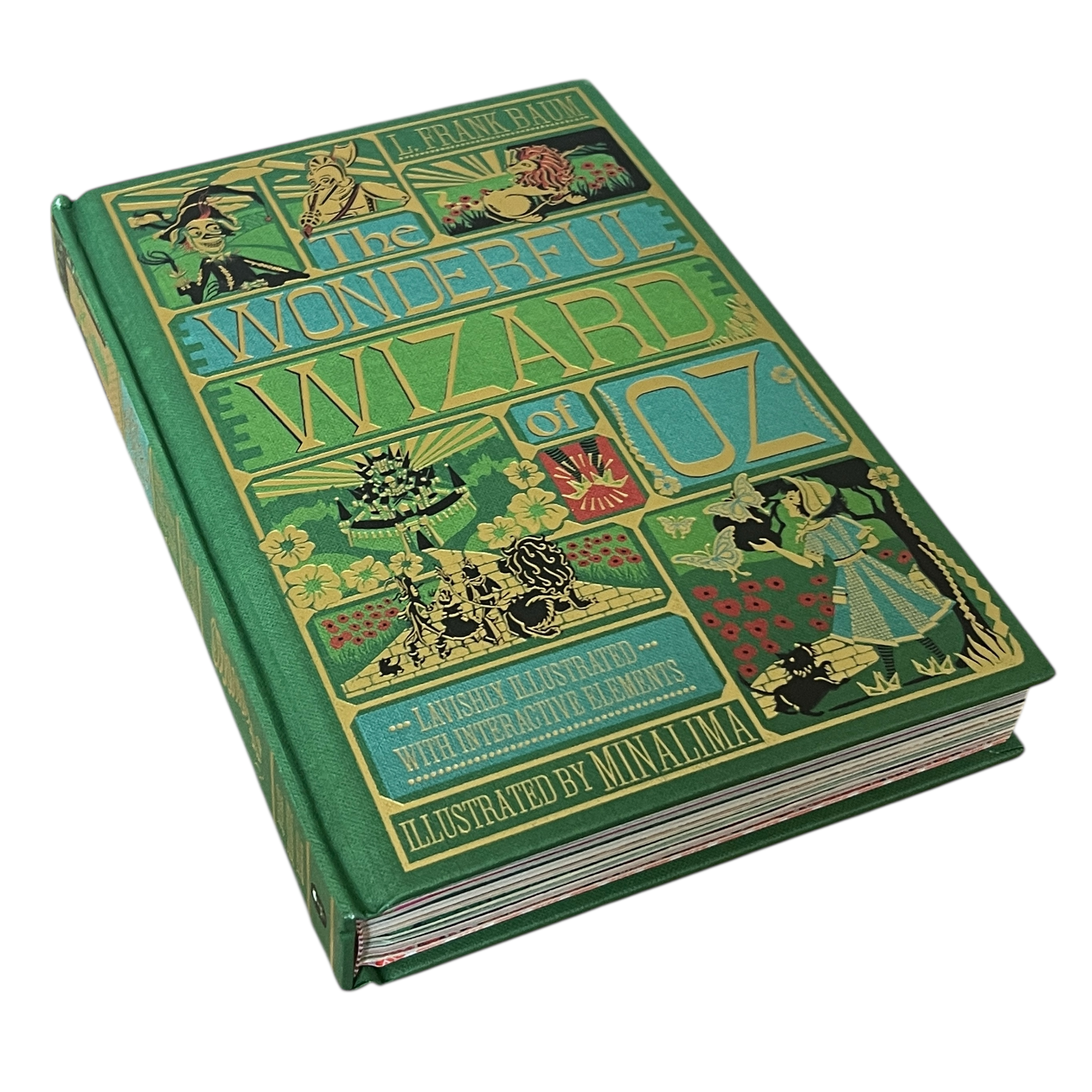 The Wonderful Wizard of Oz - Ilustrated with Interactive Elements - Hardcover