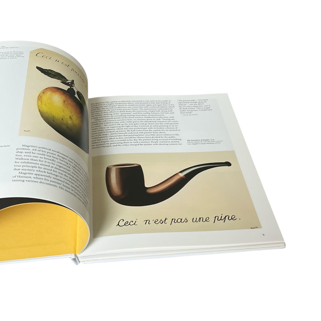 RENE MAGRITTE by Marcel Paquet - Illustrated Hardcover (10"x8")