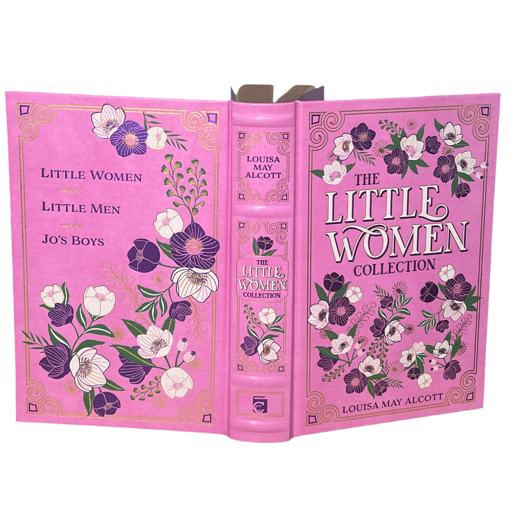 Little Women, Little Men and Jo's Boys by Louisa May Alcott - Collectible Bounded Leather Hardcover (Copy)