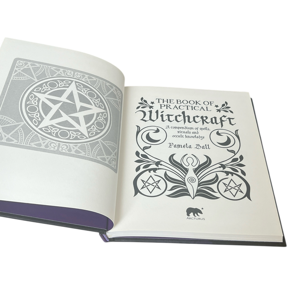 Book of Practical Witchcraft: Compendium of Spells, Rituals - Illustrated Hardcover