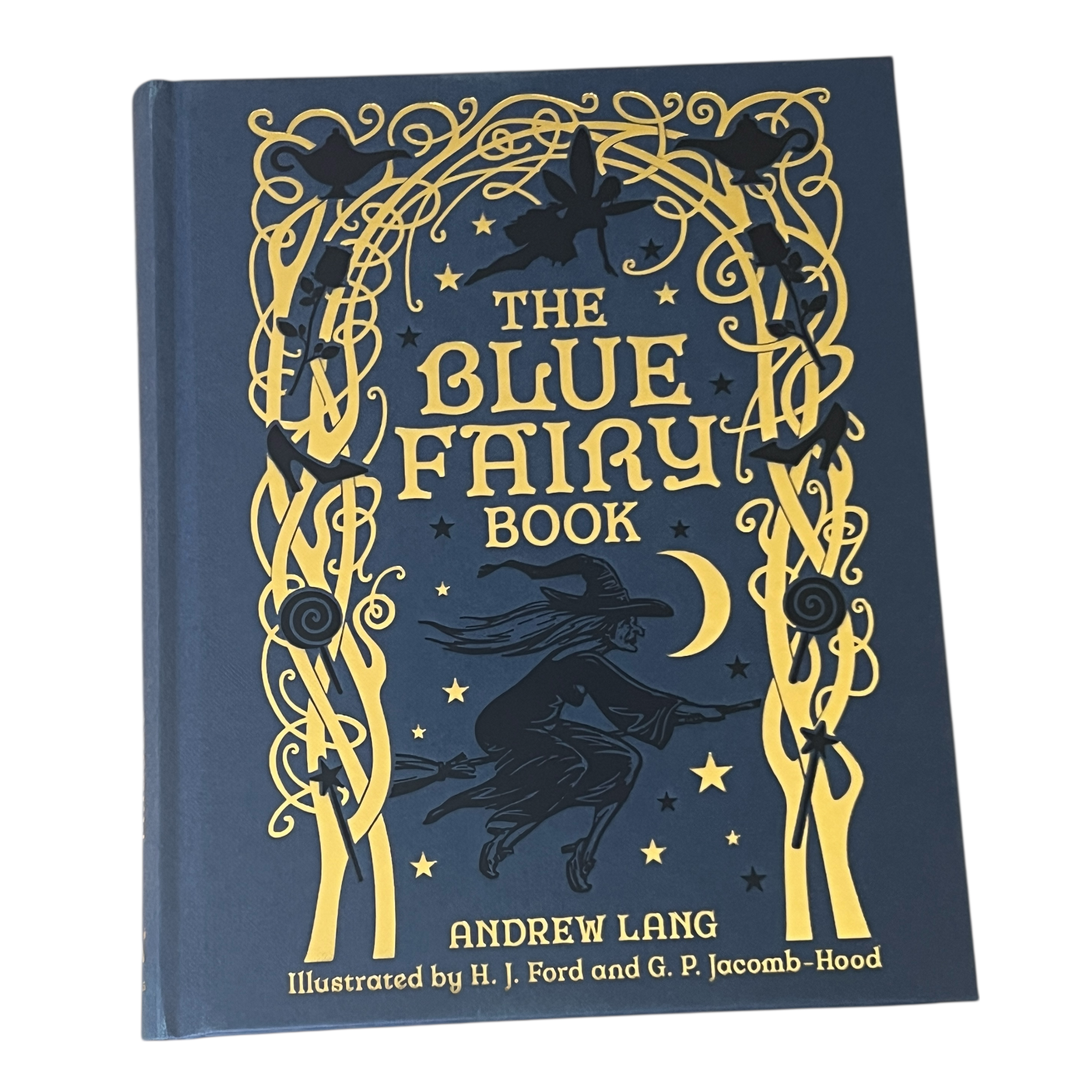 The Blue Fairy Book by Andrew Lang -  Luxury Painted Edges Hardcover