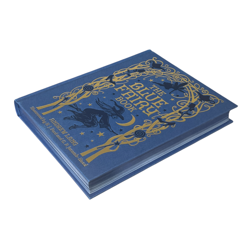 The Blue Fairy Book by Andrew Lang -  Luxury Painted Edges Hardcover