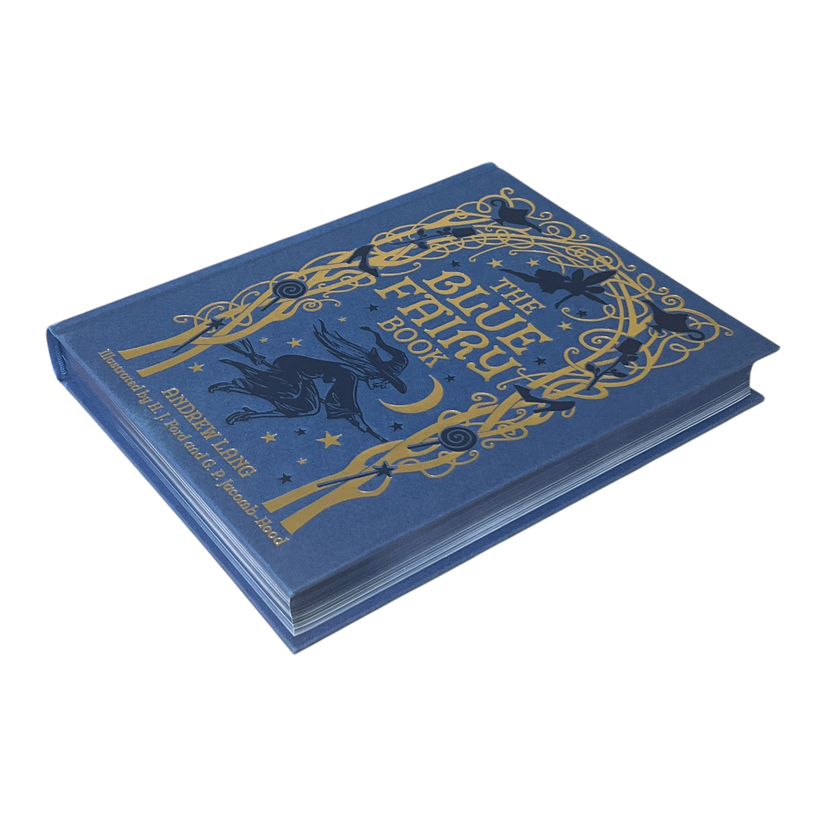 The Blue Fairy Book by Andrew Lang -  Luxury Painted Edges Hardcover