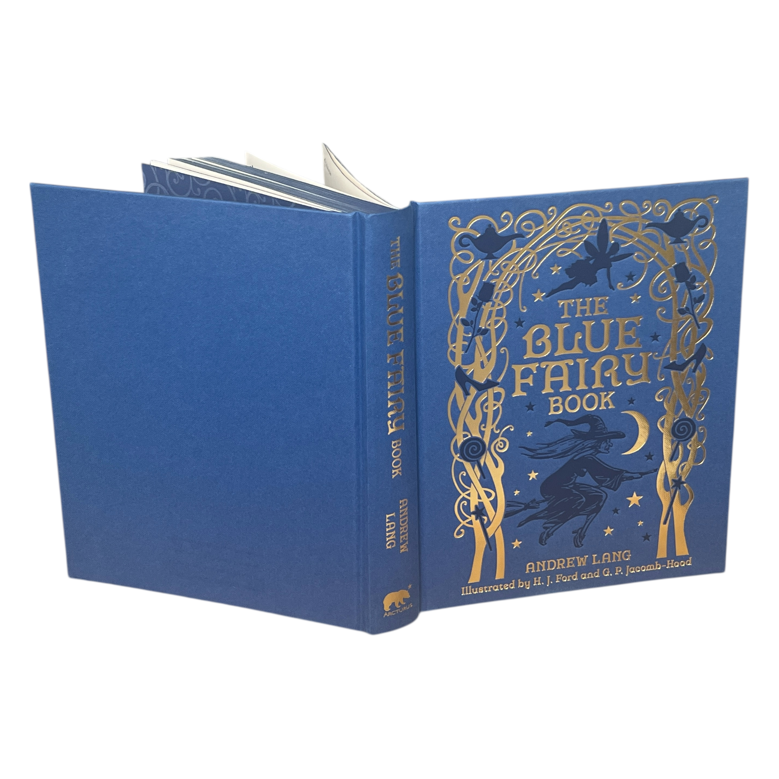 The Blue Fairy Book by Andrew Lang -  Luxury Painted Edges Hardcover