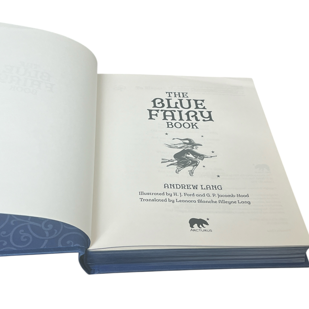 The Blue Fairy Book by Andrew Lang -  Luxury Painted Edges Hardcover