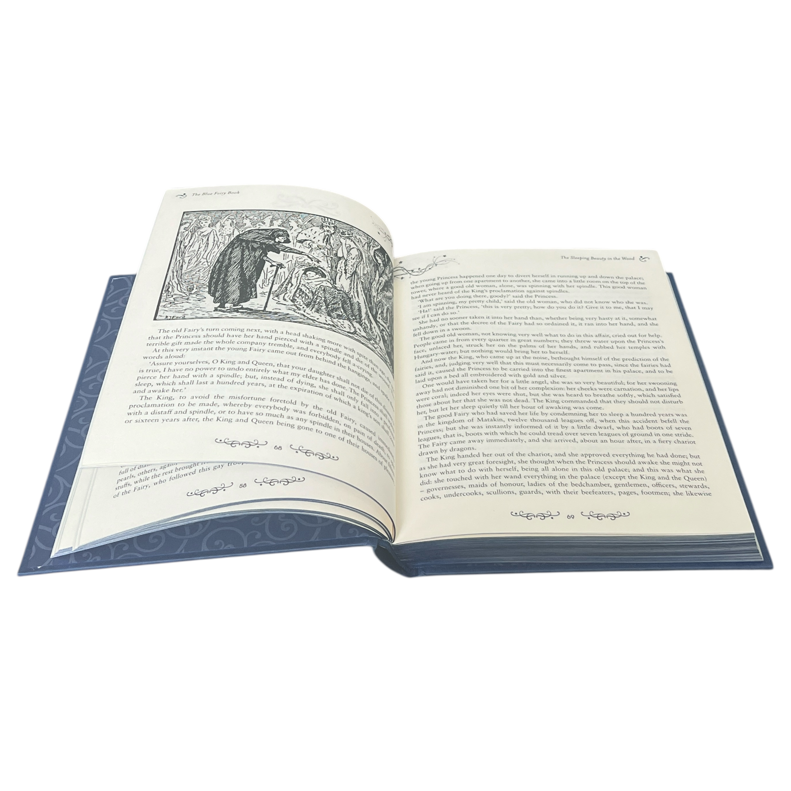 The Blue Fairy Book by Andrew Lang -  Luxury Painted Edges Hardcover