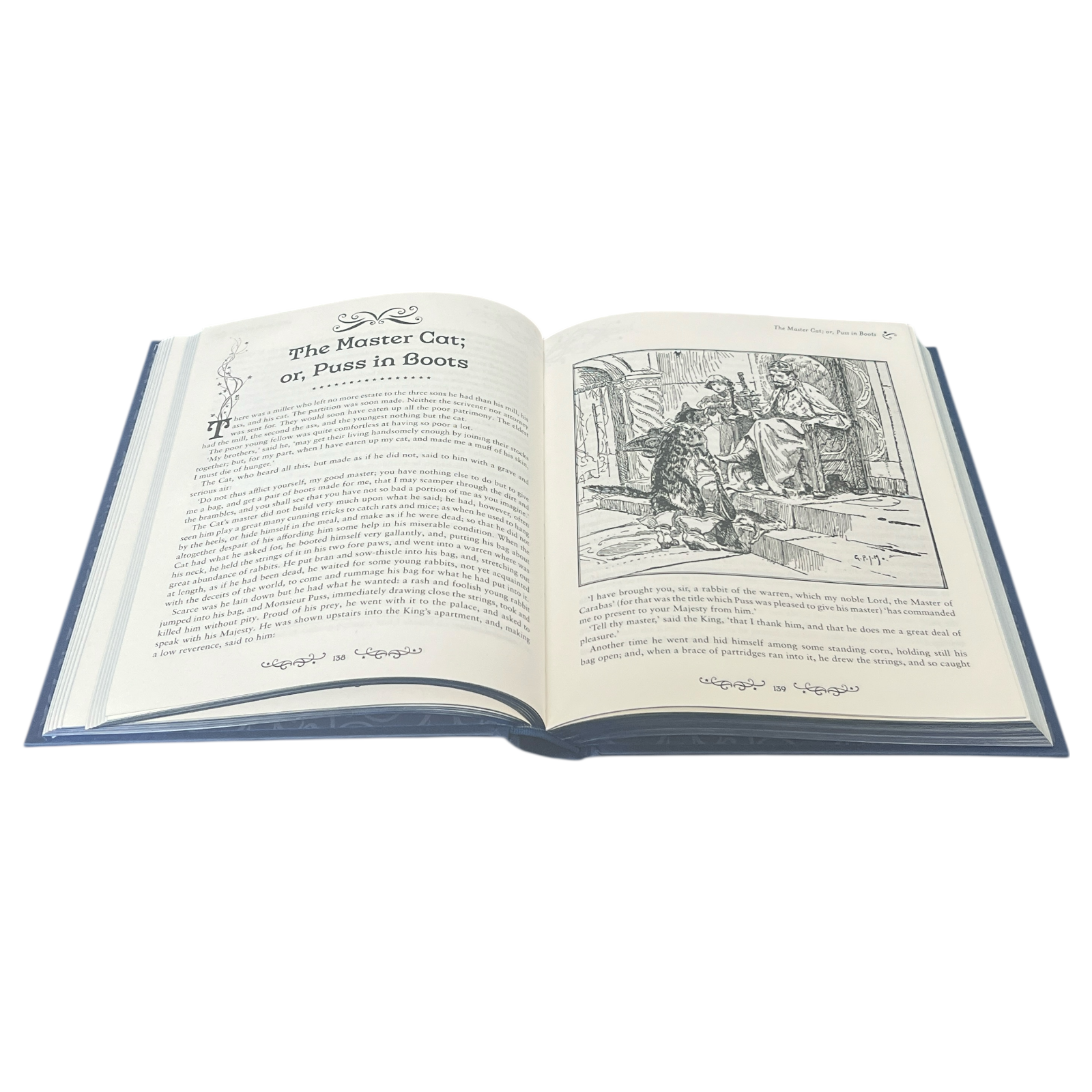 The Blue Fairy Book by Andrew Lang -  Luxury Painted Edges Hardcover