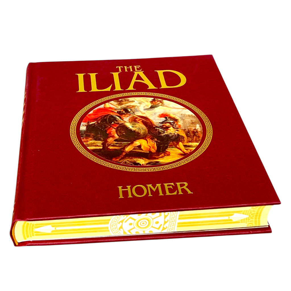 The Iliad by Homer -  Luxury Painted Edges Hardcover