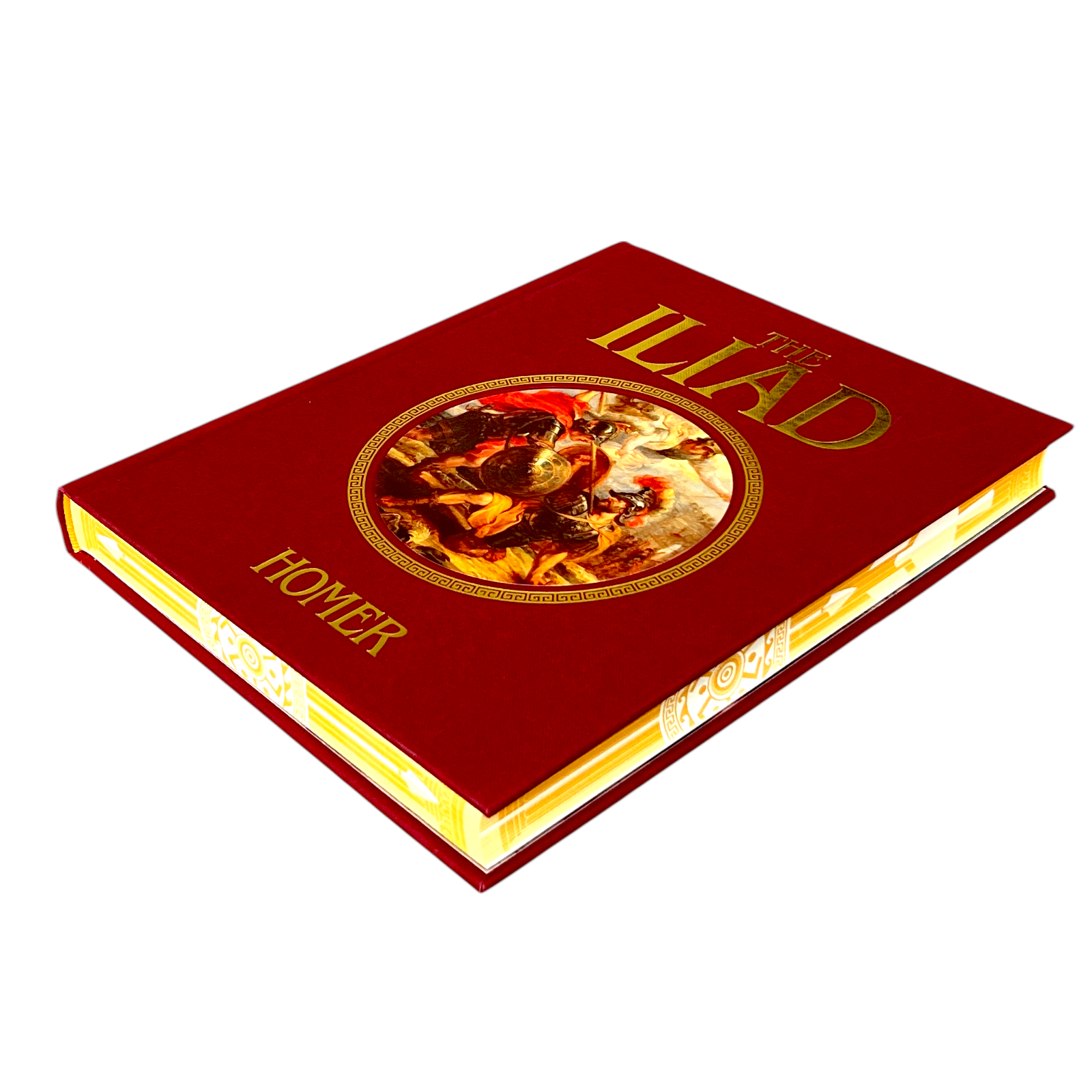 The Iliad by Homer -  Luxury Painted Edges Hardcover