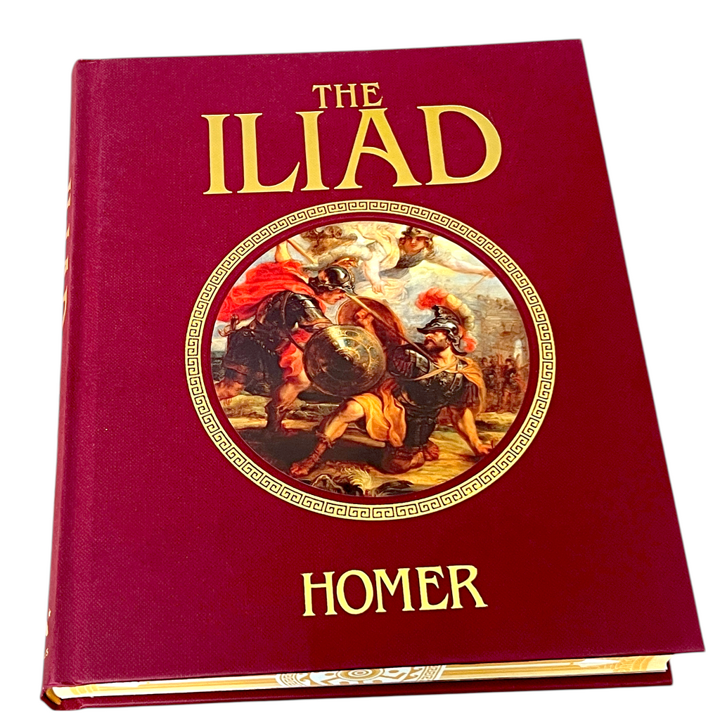 The Iliad by Homer -  Luxury Painted Edges Hardcover