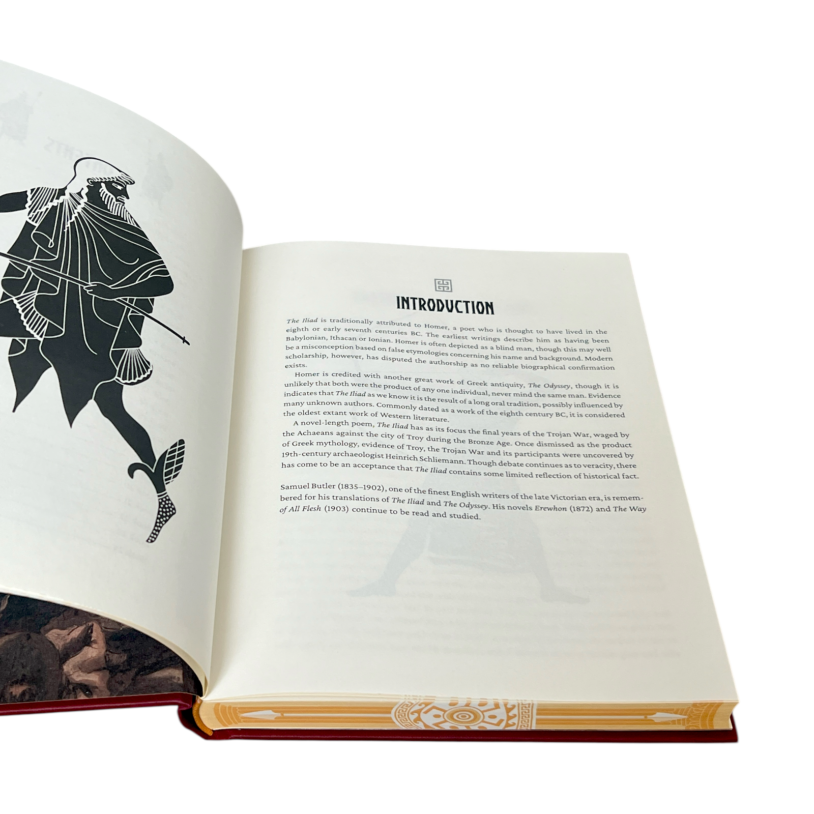 The Iliad by Homer -  Luxury Painted Edges Hardcover