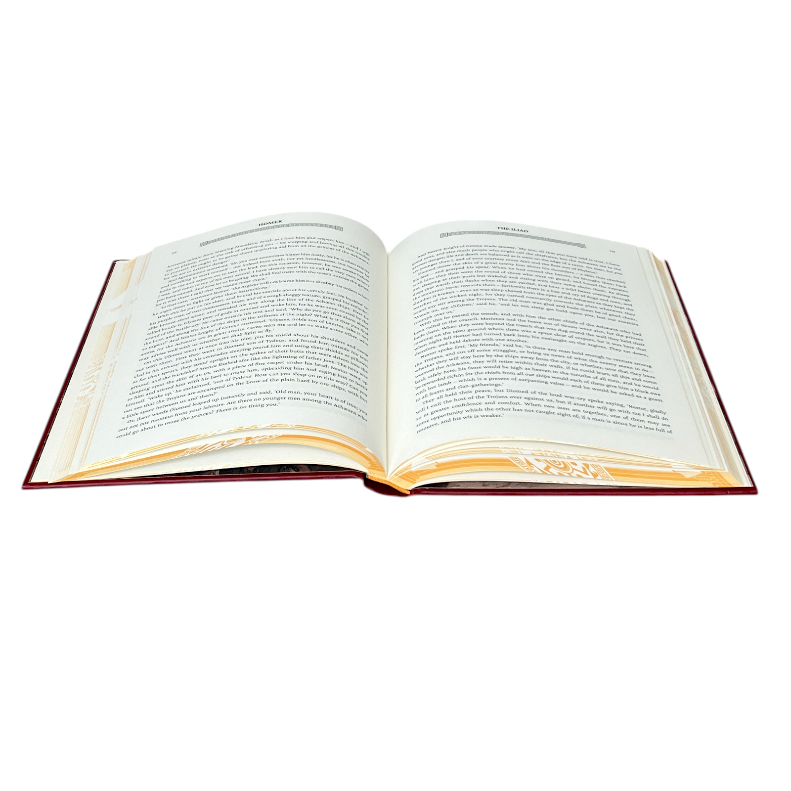 The Iliad by Homer -  Luxury Painted Edges Hardcover