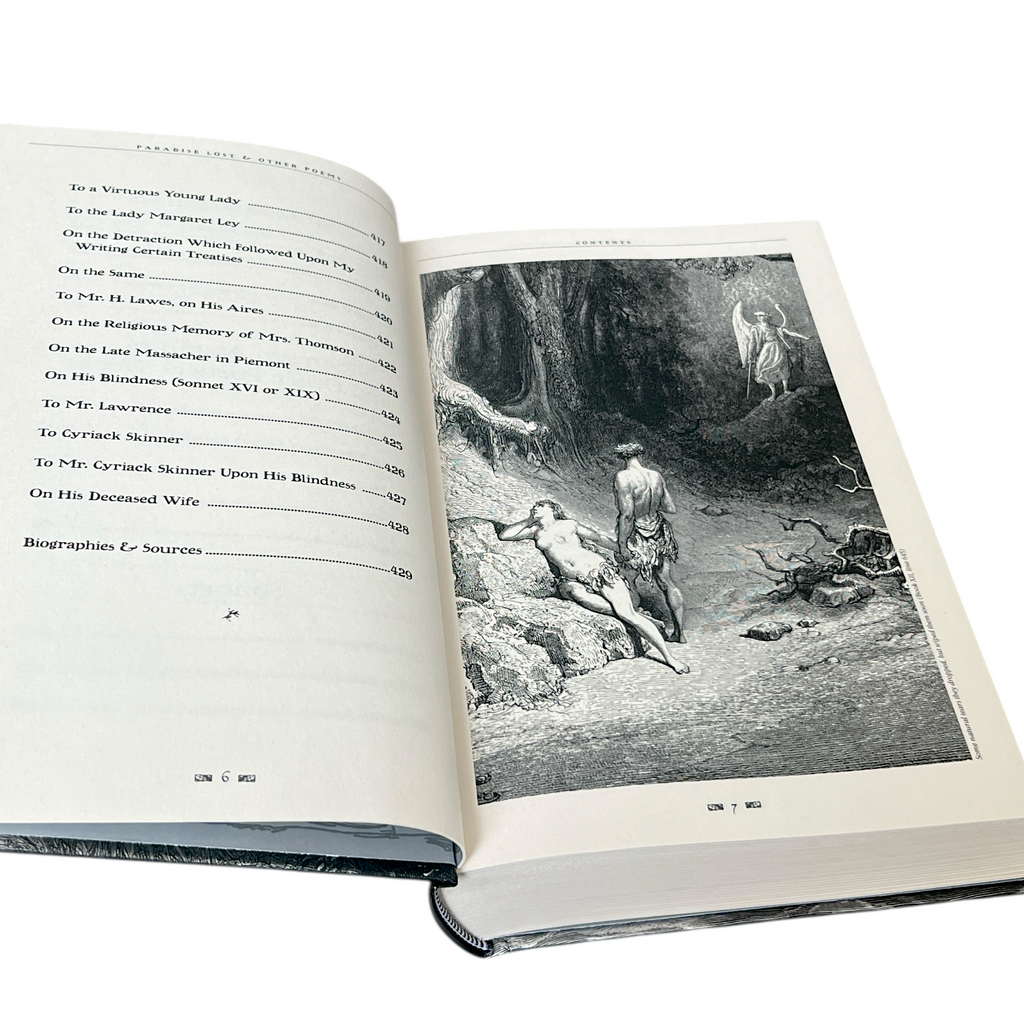 Paradise Lost & Other Poems by John Milton - Gothic Fantasy - Illustrated Collectible Deluxe Hardcover