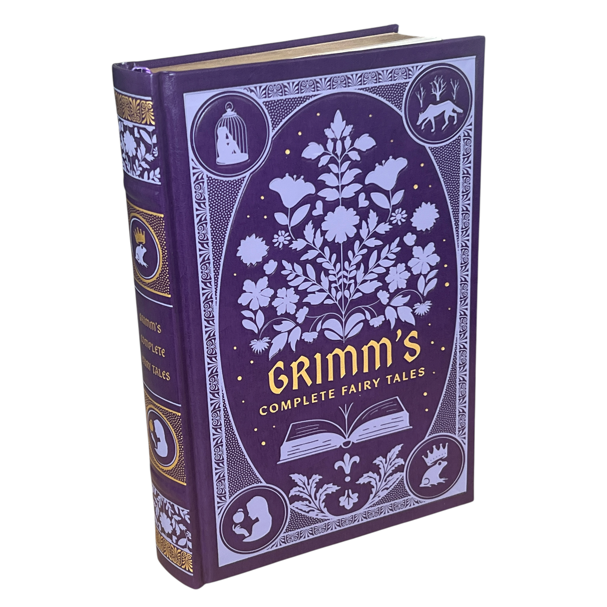 Grimm's Complete Fairy Tales - Collectible Leather Bound Gilt Hardcover